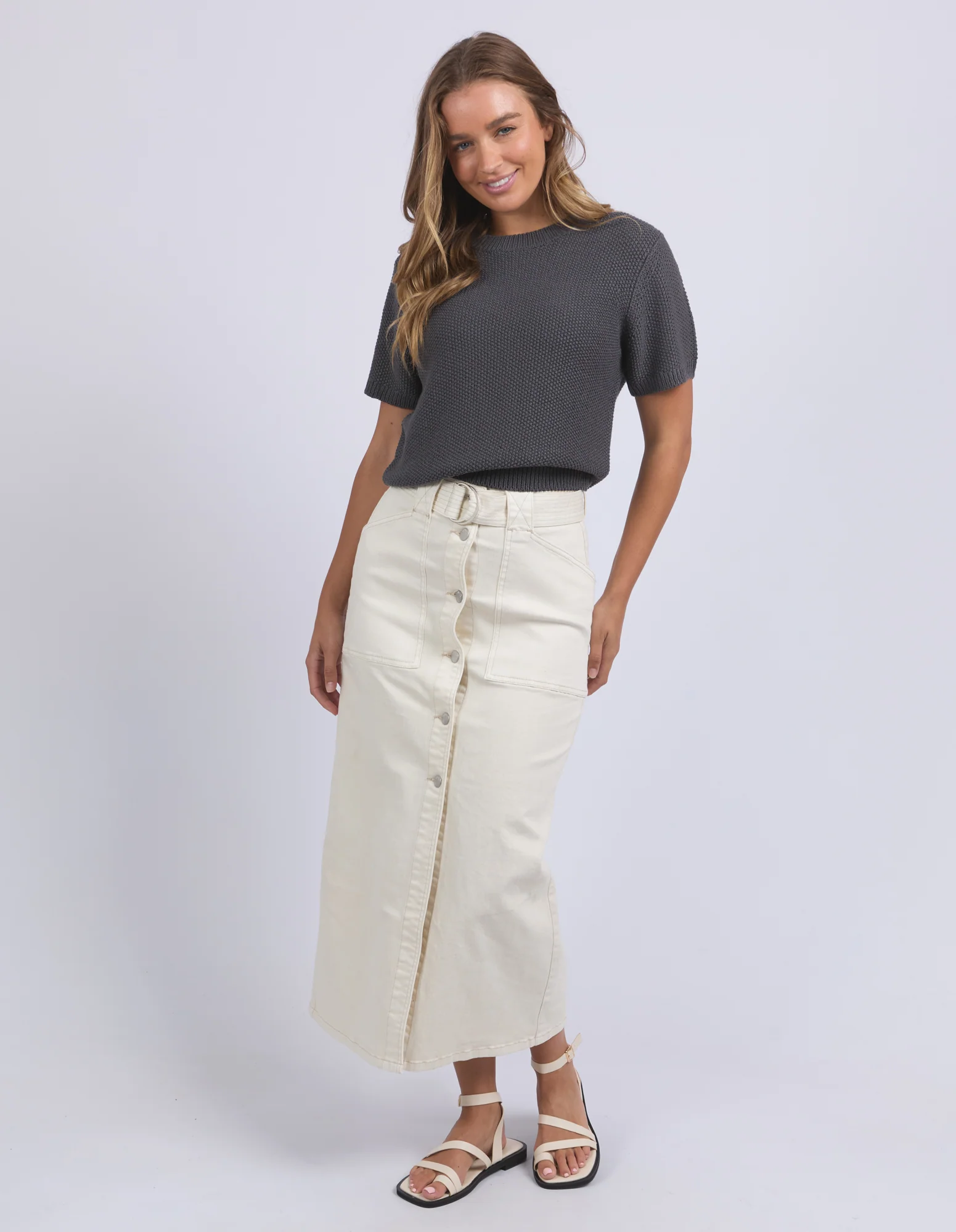 Ace Skirt Ecru - Image 3