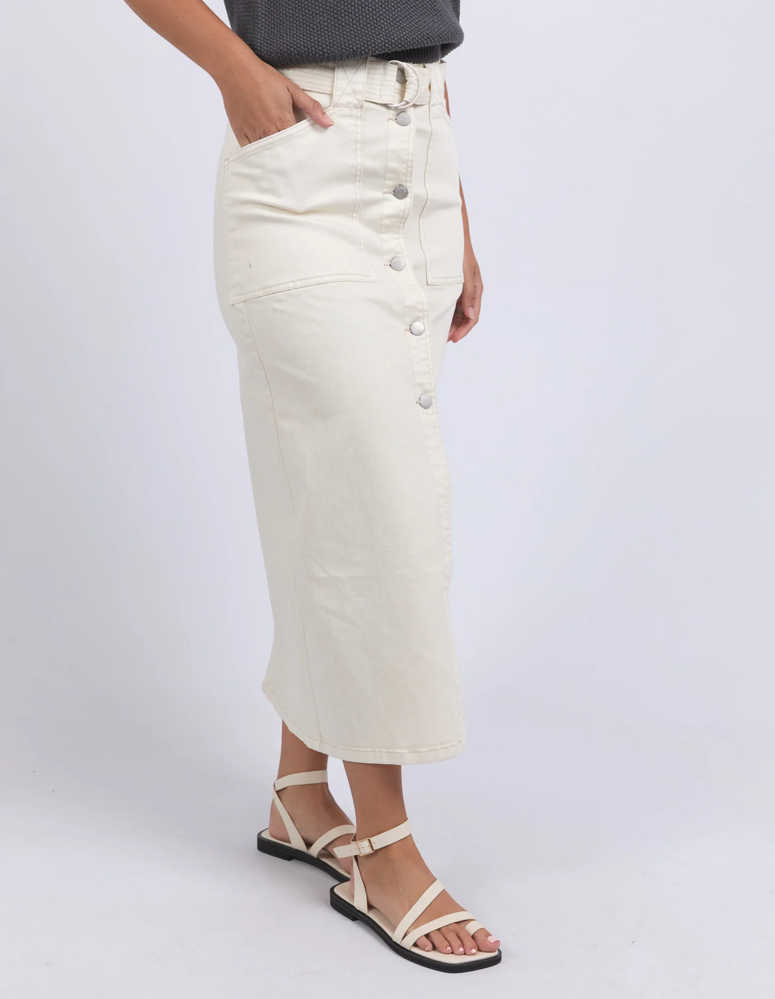 Ace Skirt Ecru - Image 5