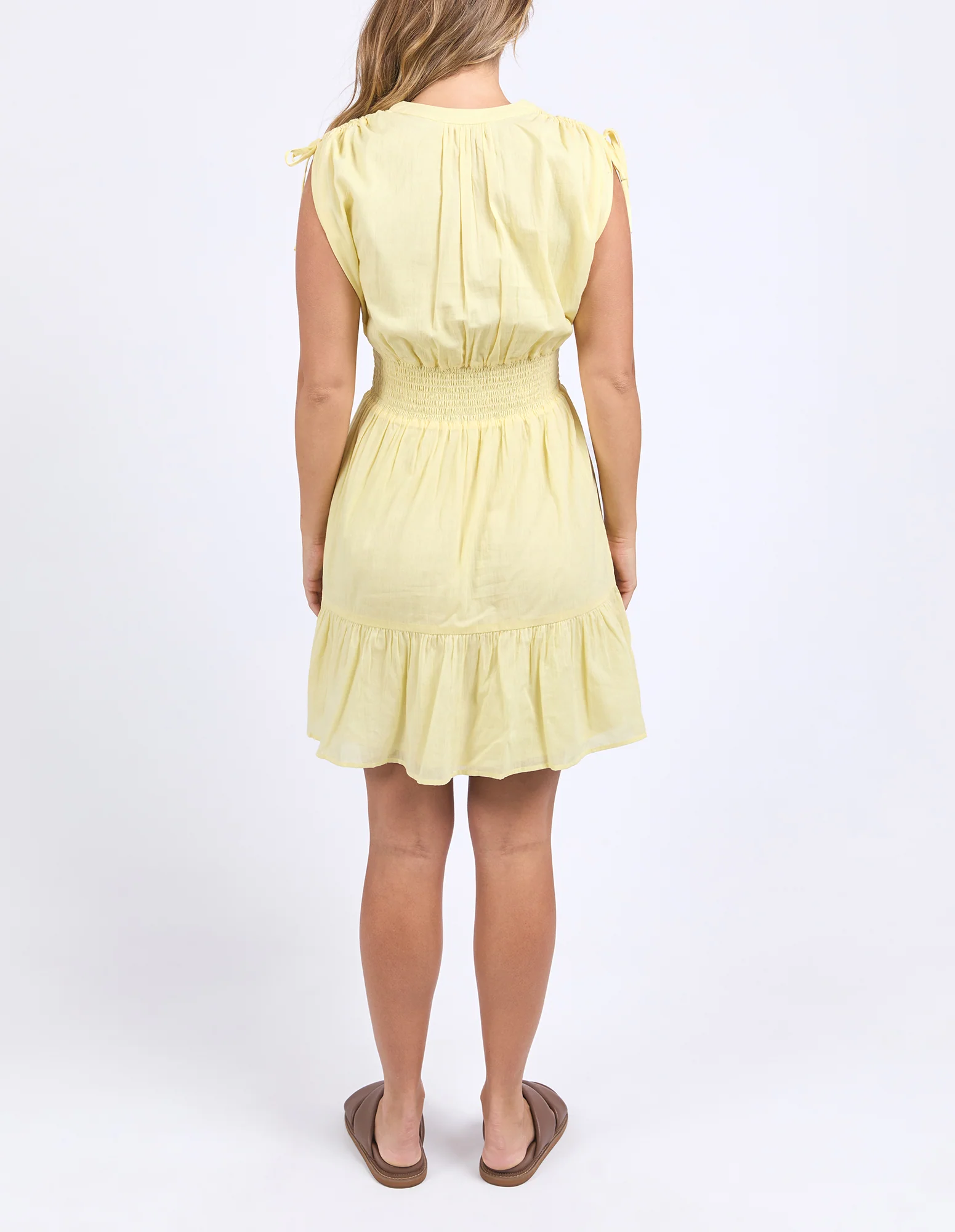 Adelyn Dress Lemon - Image 3