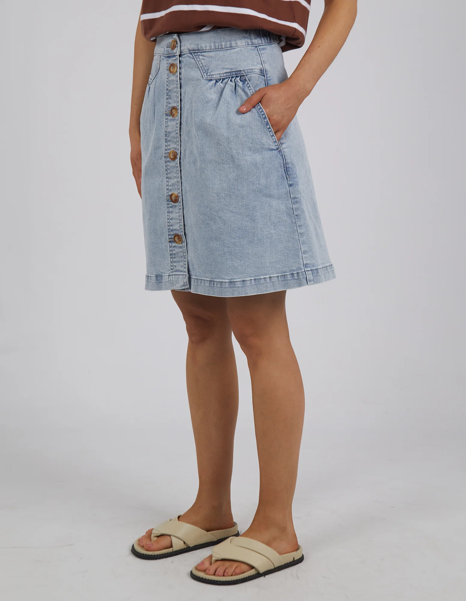 Amanda Skirt 90 S Vintage Blue - Image 4