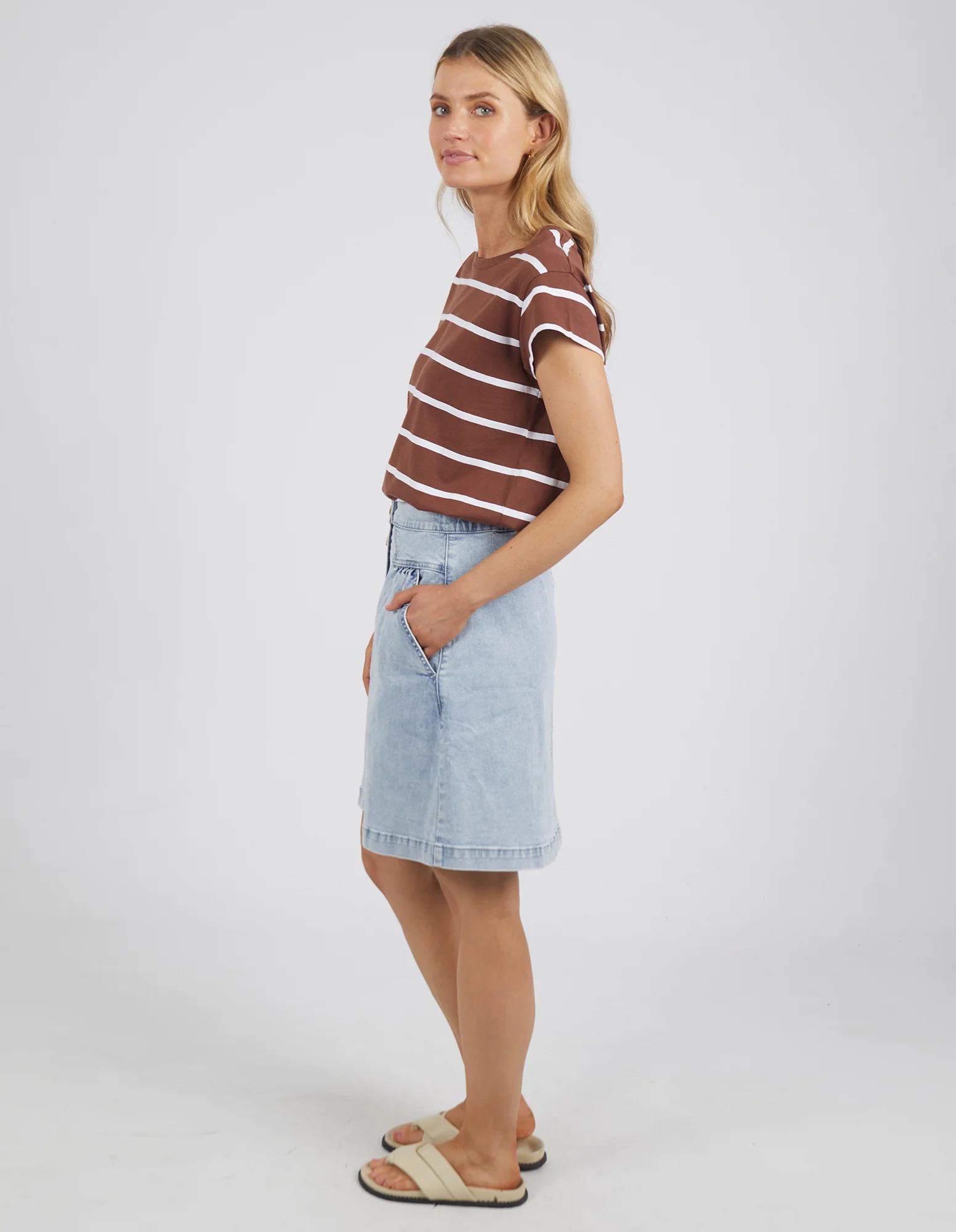 Amanda Skirt 90 S Vintage Blue - Image 6