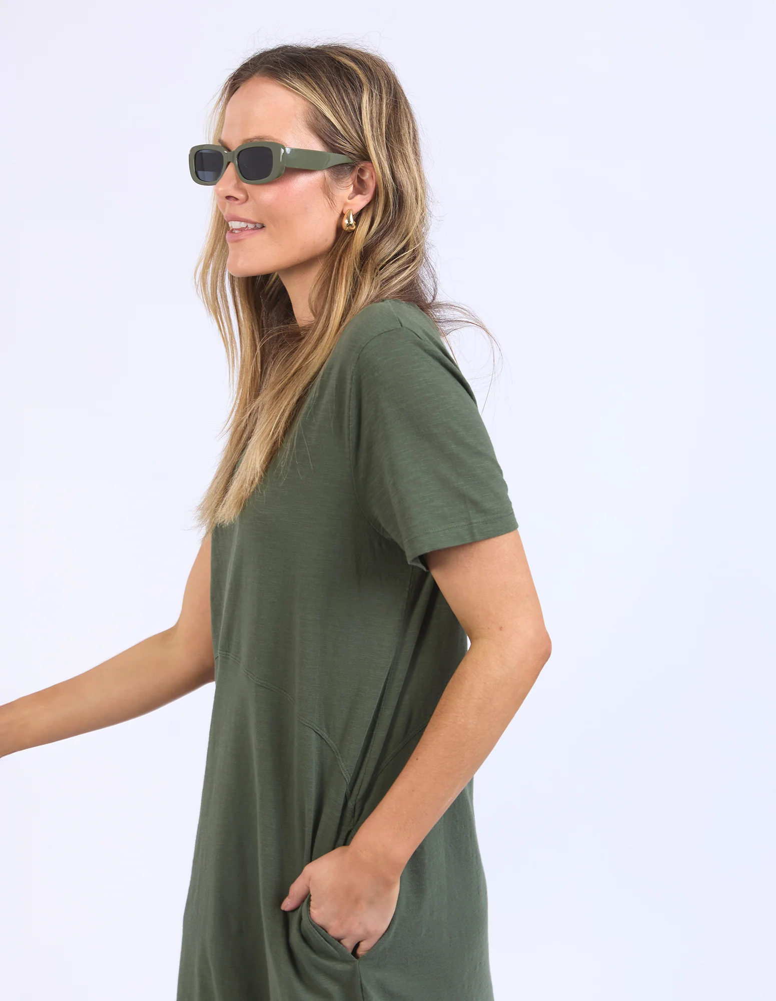 Bay Dress Khaki - Image 4