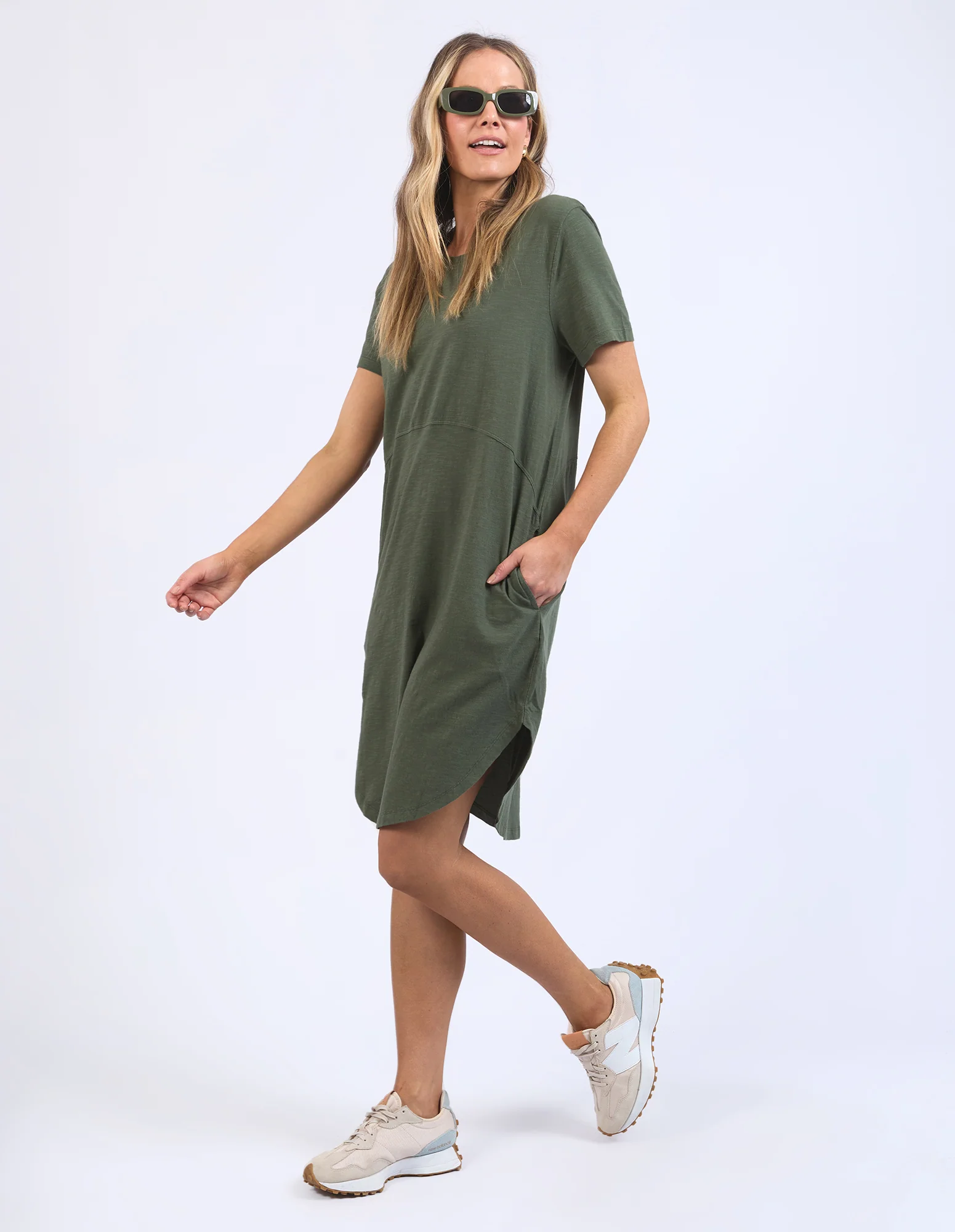 Bay Dress Khaki - Image 6