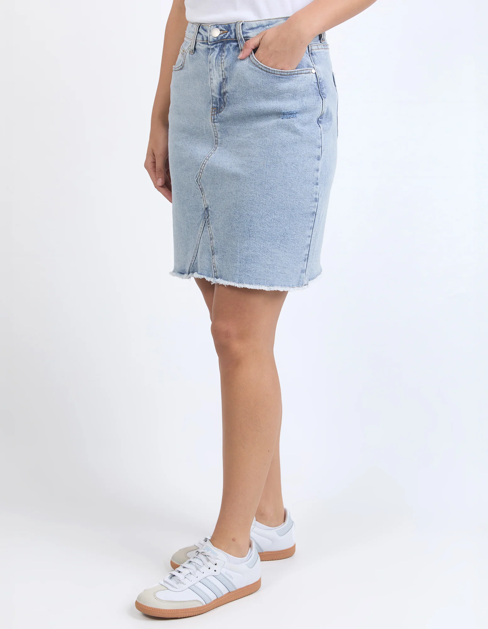 Belle Skirt Light Blue - Image 4