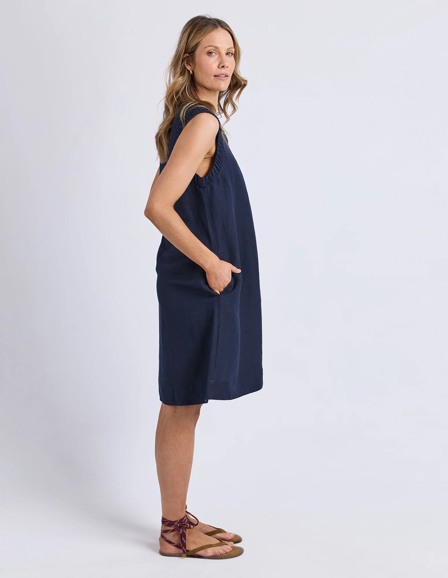 Bermuda Dress Dark Sapphire - Image 6