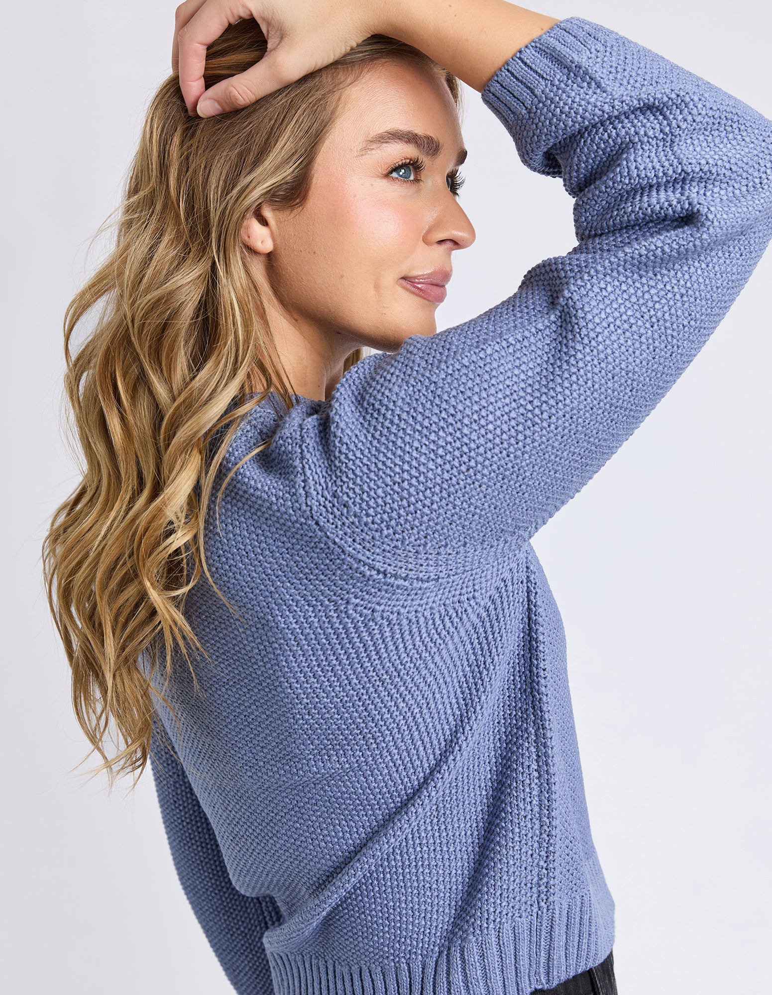 Blair Long Sleeve Knit Country Blue - Image 5