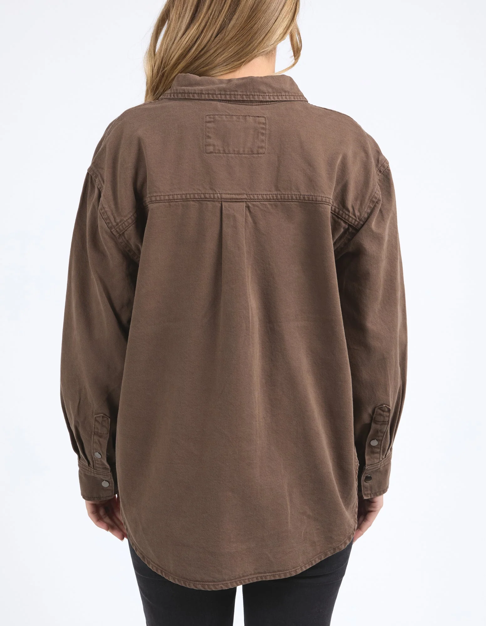 Daisy Overshirt Chocolate - Image 3