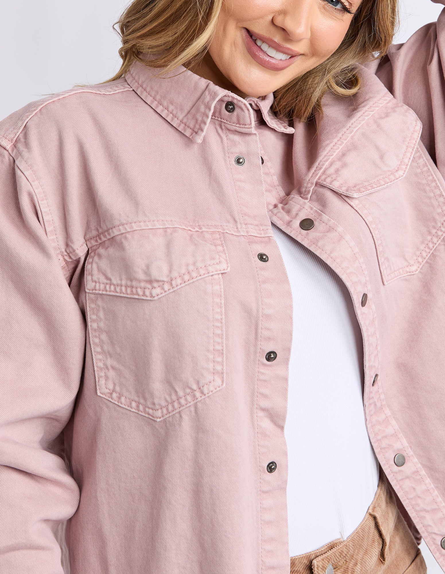 Daisy Overshirt Woodrose - Image 5