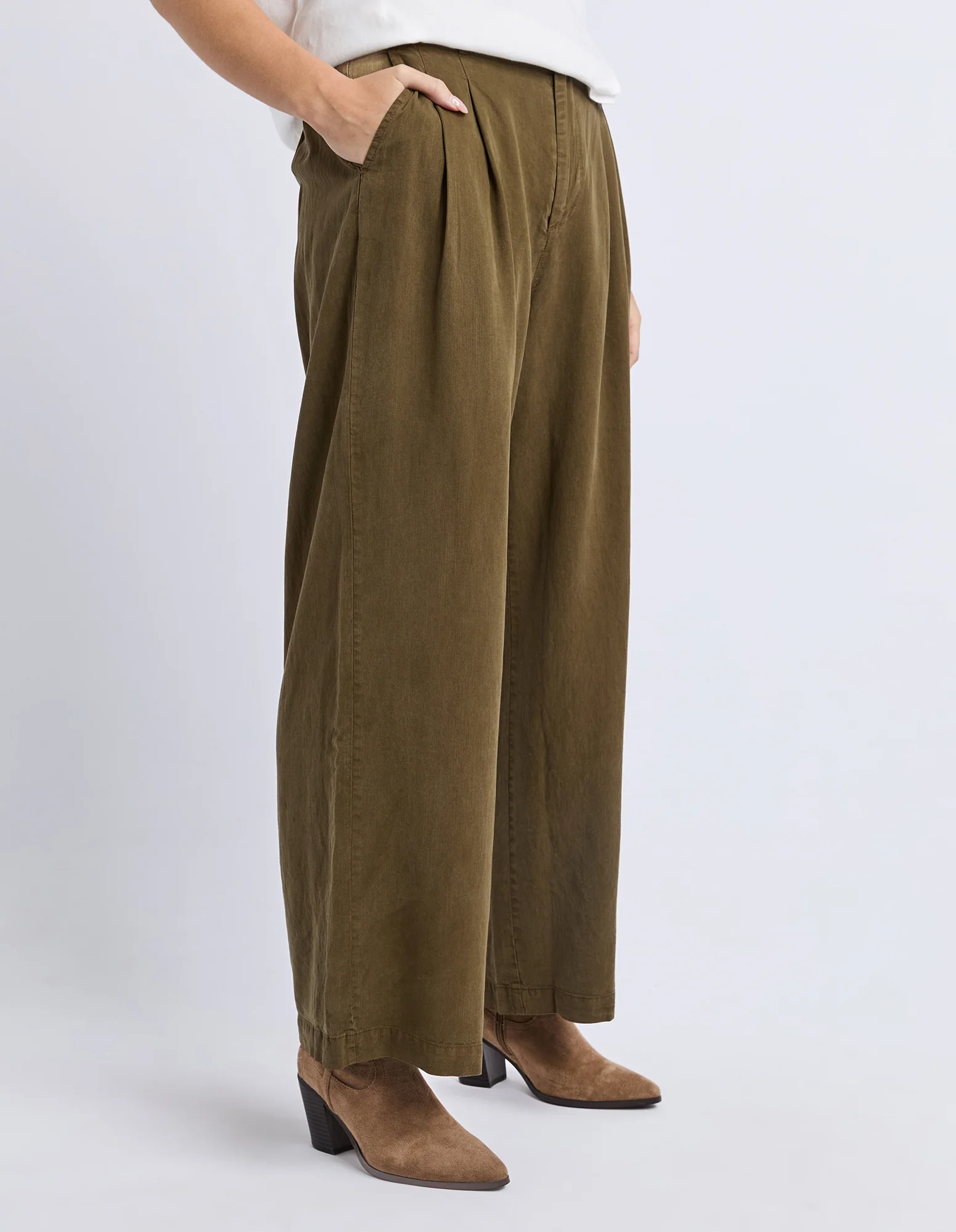 Dakota Pant Dark Olive - Image 4