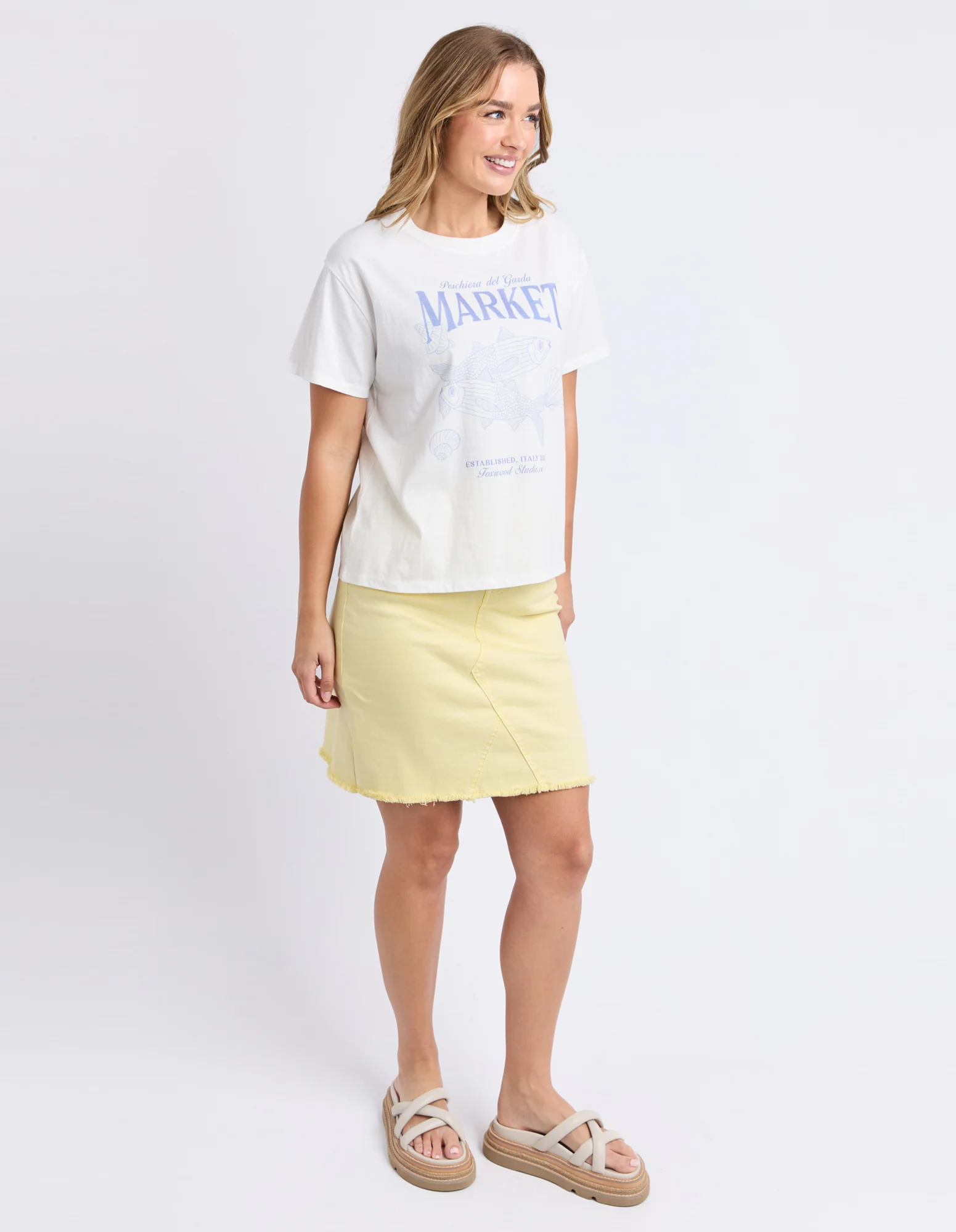 Del Garda Tee Vintage White - Image 7
