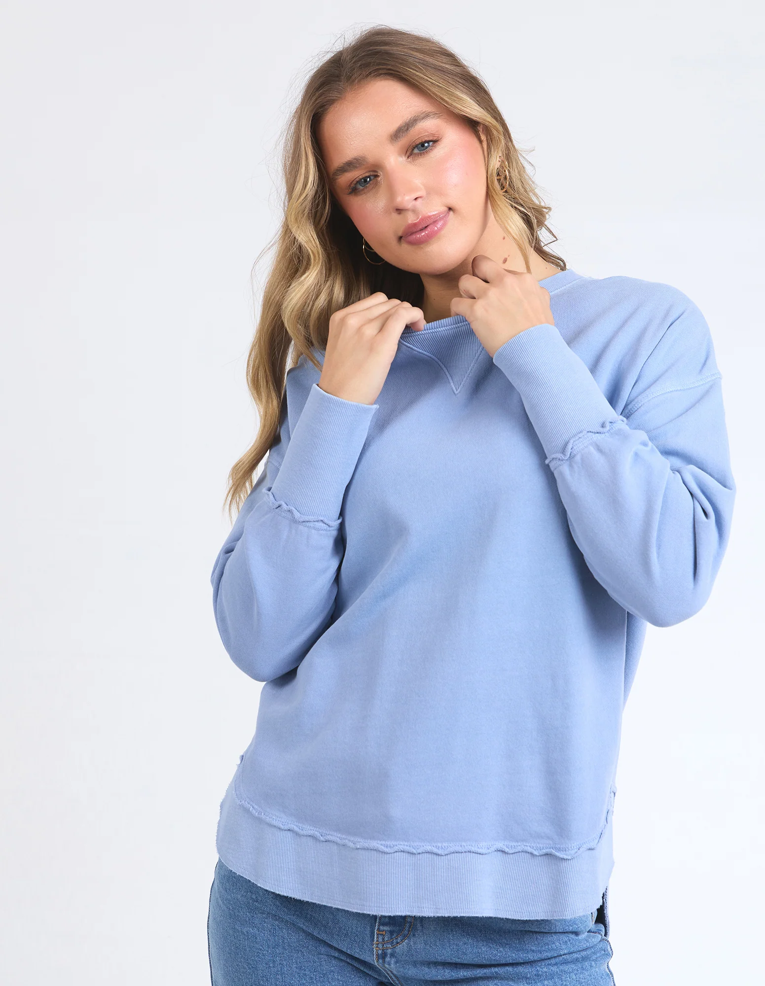 Delilah Crew Light Blue - Image 3