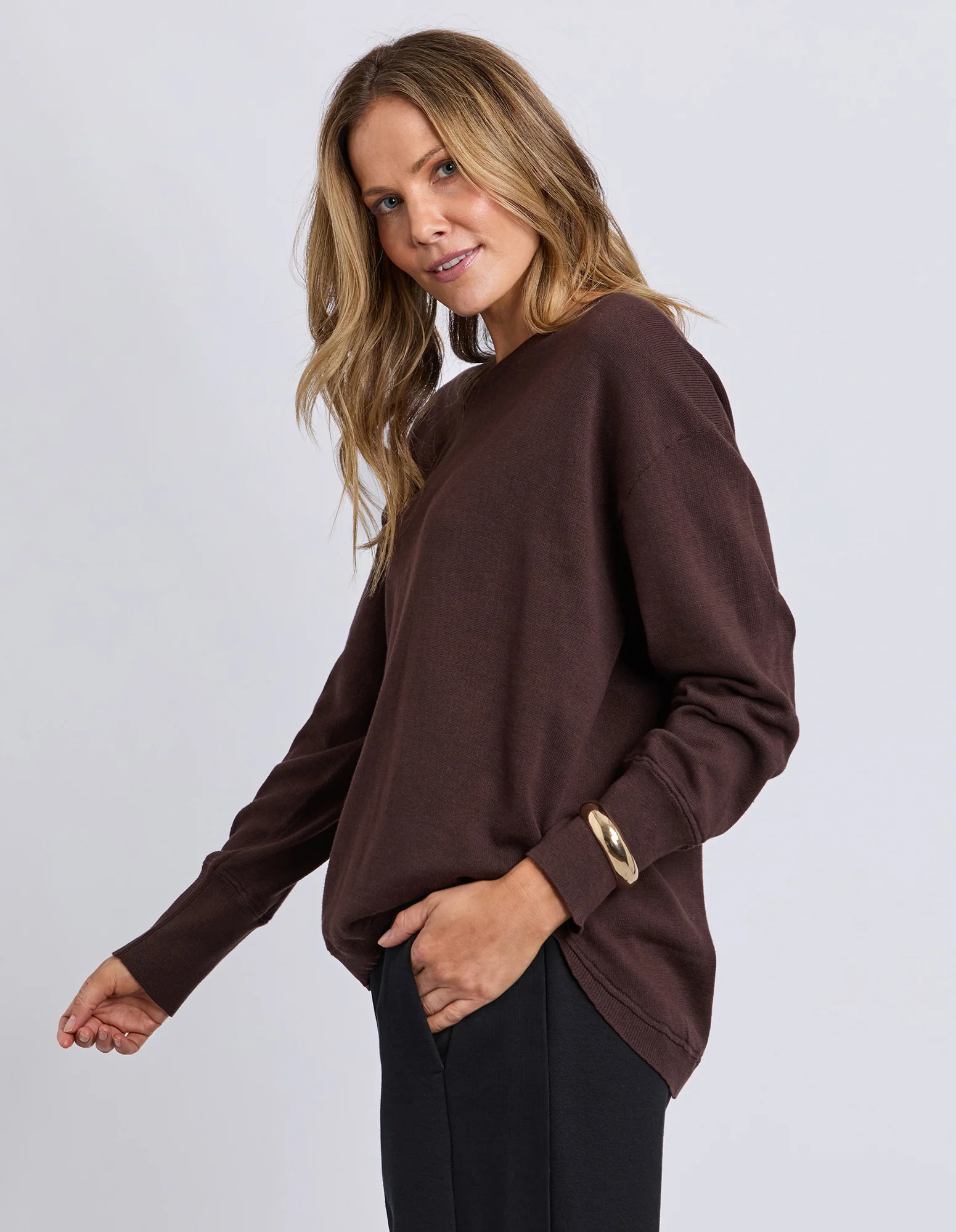 Delilah Knit Coffee Bean - Image 4