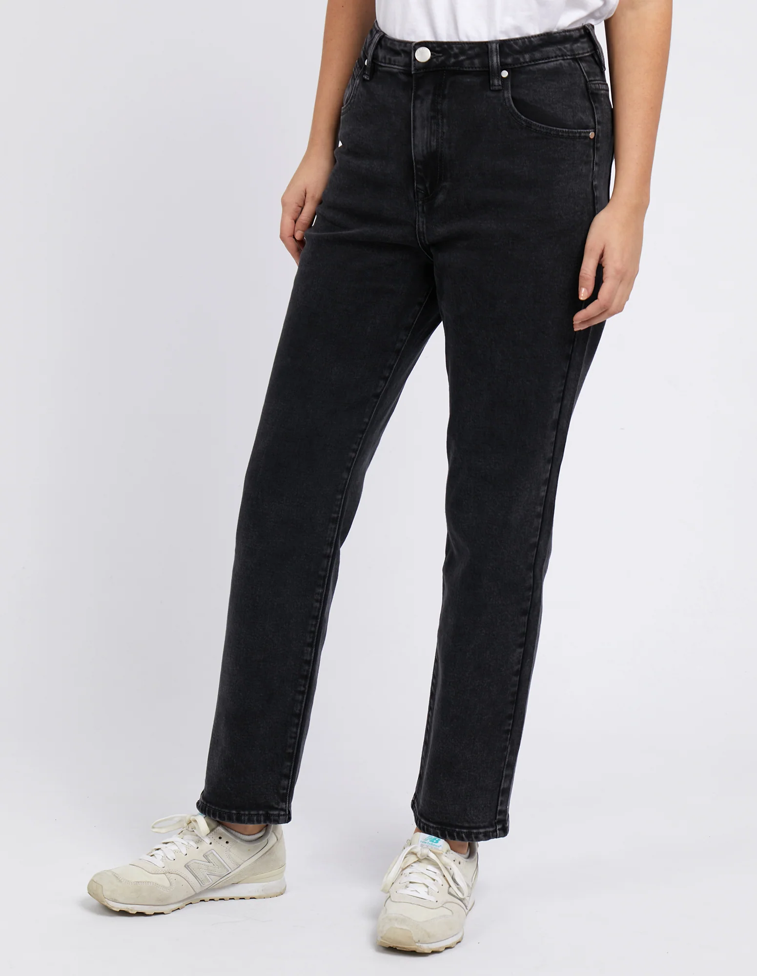 Enmore Wide Leg Jean Washed Black - Image 4