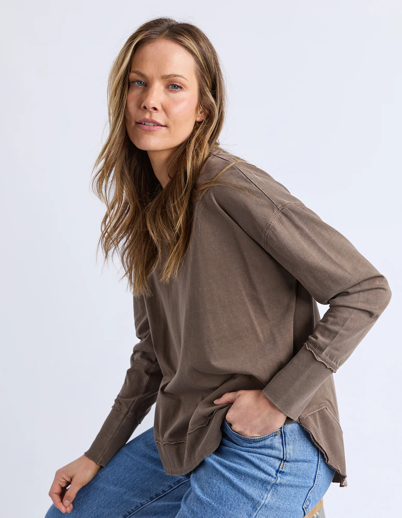Farrah Long Sleeve Coffee Quartz - Image 4
