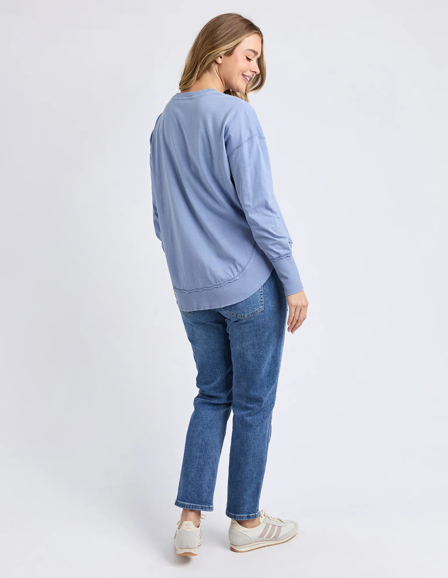 Farrah Long Sleeve Country Blue - Image 3