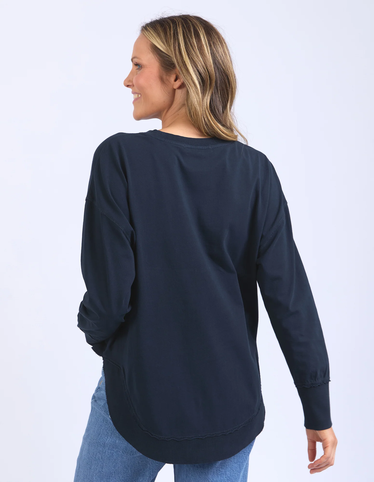 Farrah Long Sleeve Dark Sapphire - Image 3