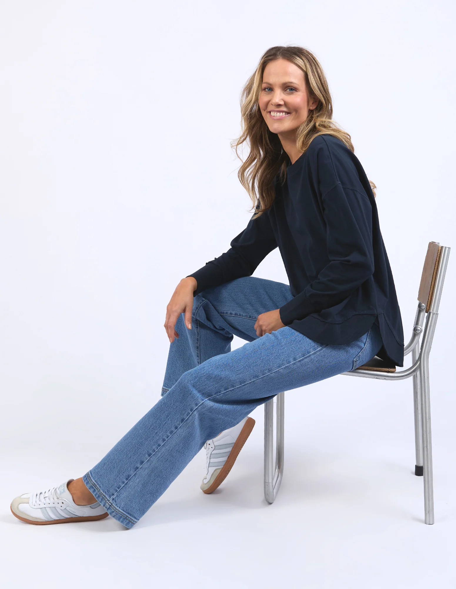 Farrah Long Sleeve Dark Sapphire - Image 6