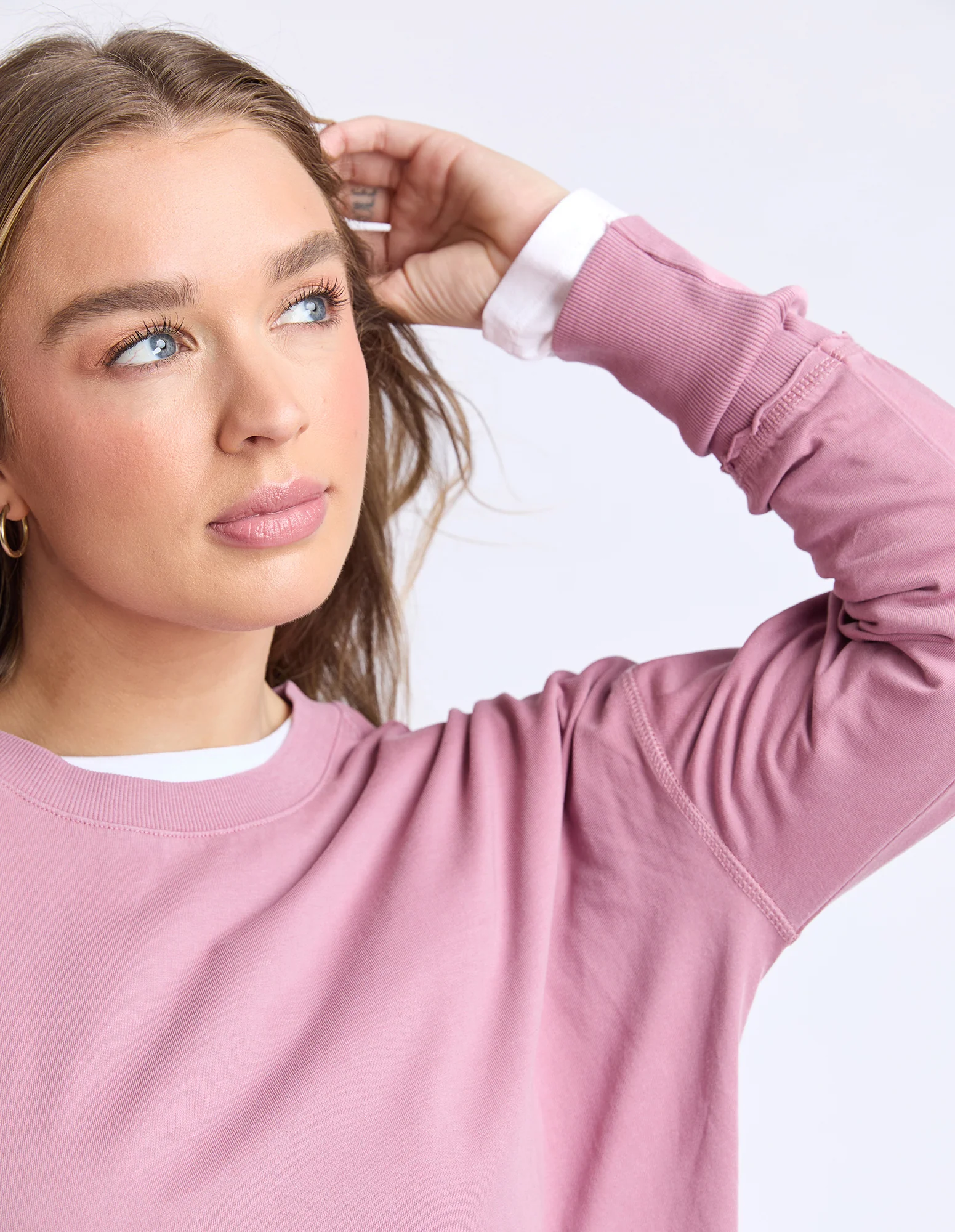 Farrah Long Sleeve Dusty Rose - Image 4