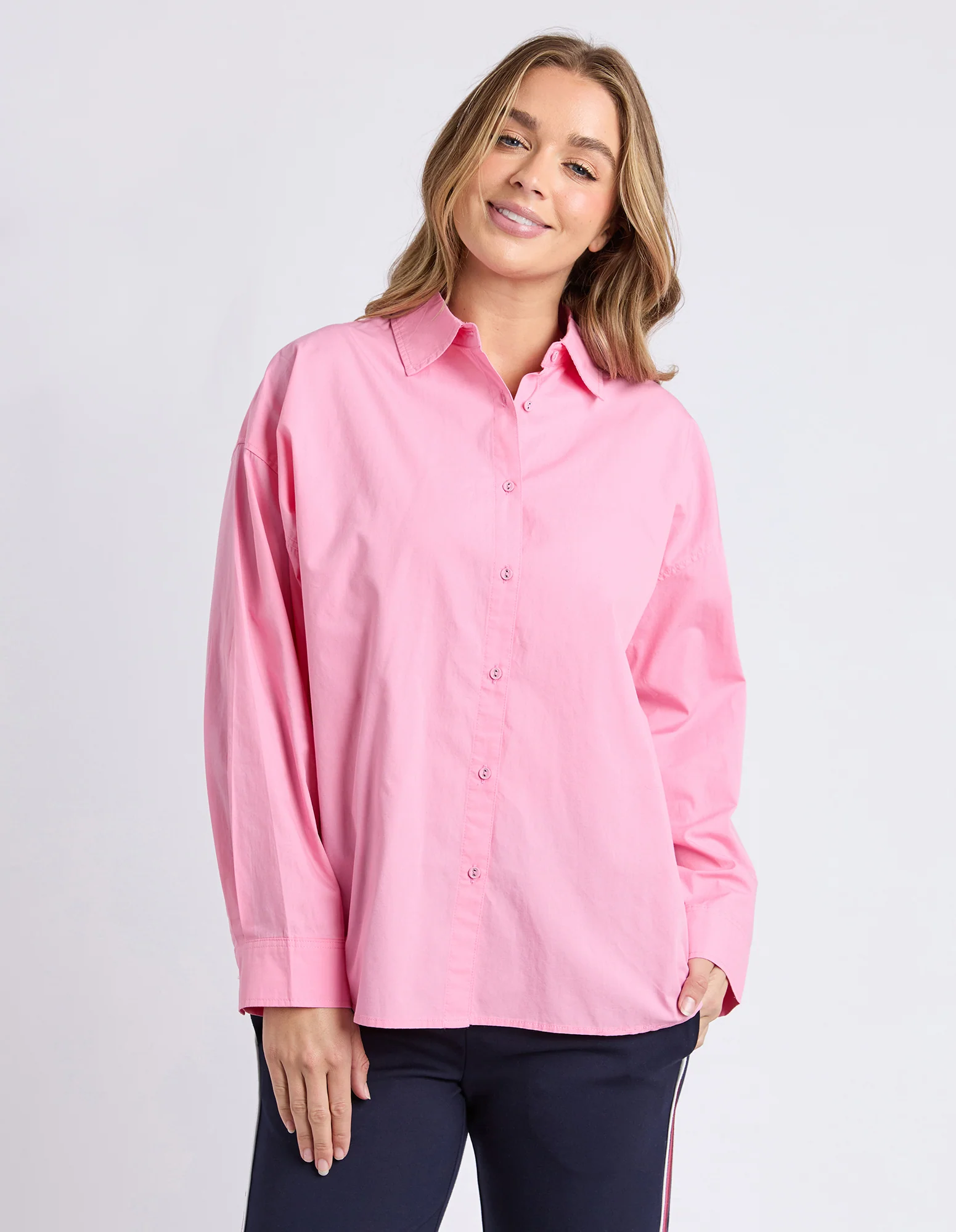 Georgina Shirt Sea Pink - Image 3