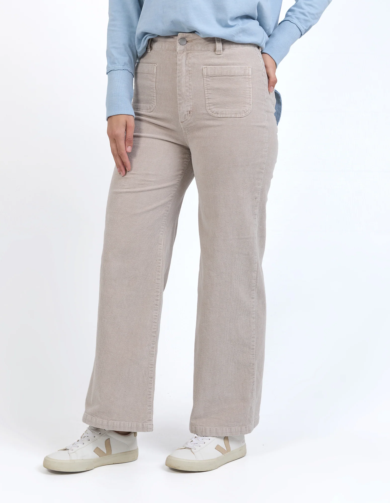 Henrietta Cord Pant Mushroom - Image 4