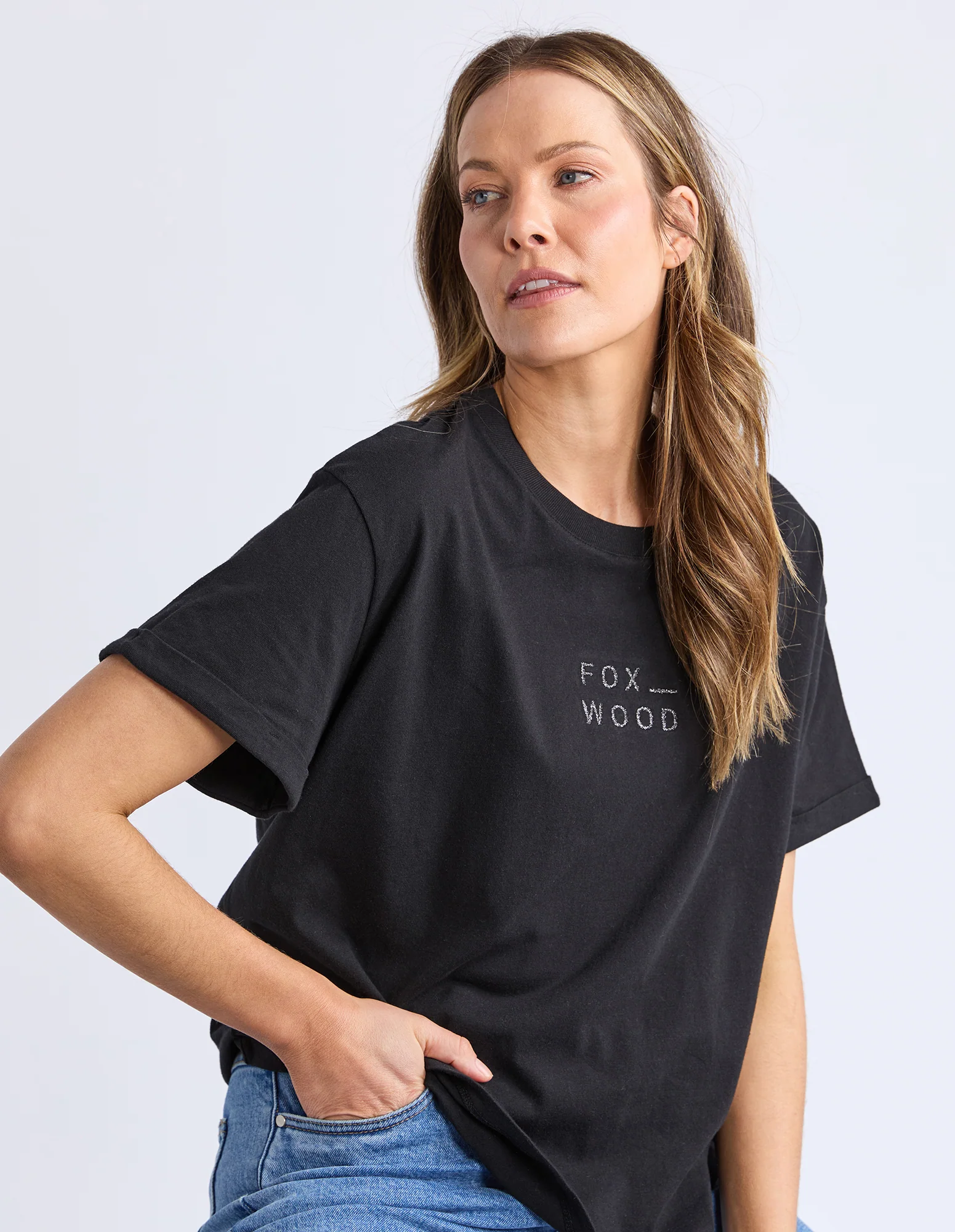 Huntleigh Oversized Tee Black - Image 4