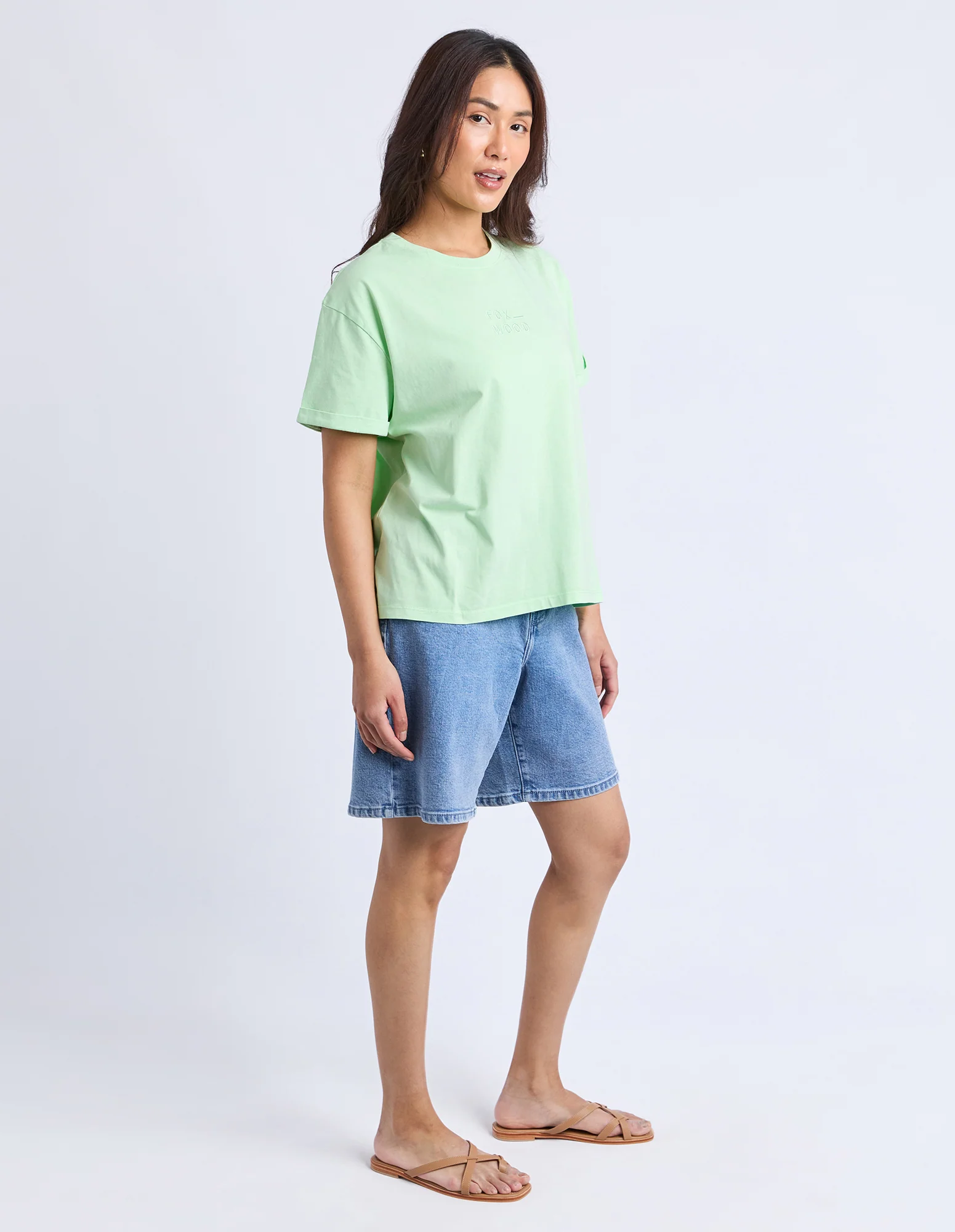Huntleigh Oversized Tee Mint - Image 6