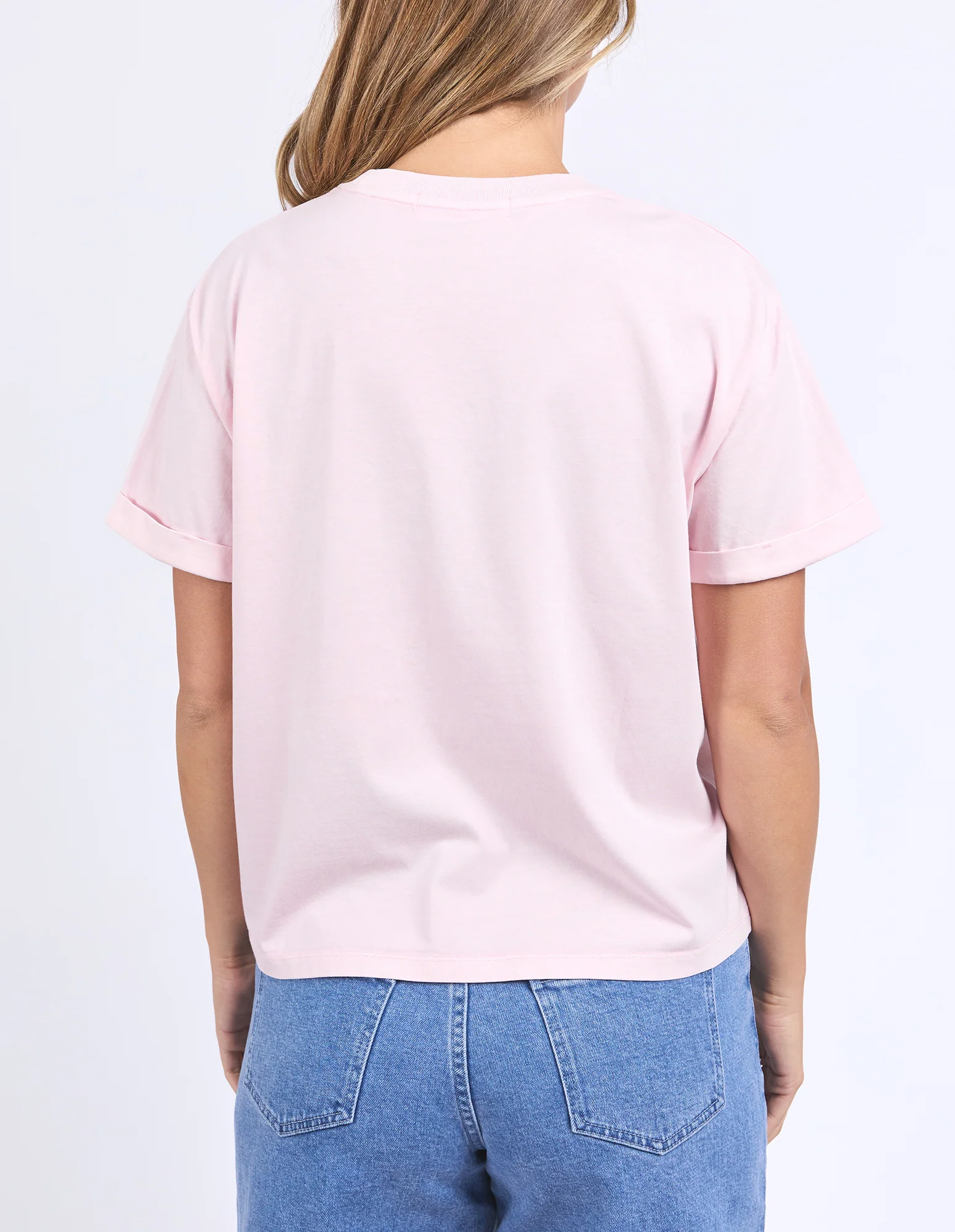 Huntleigh Oversized Tee Pale Pink - Image 3