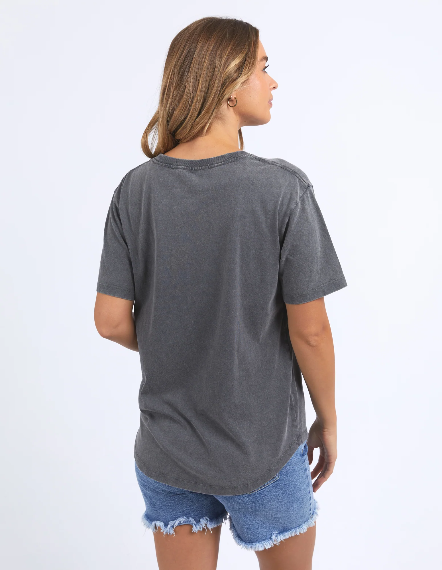 In Bloom Tee Washed Black - Image 3