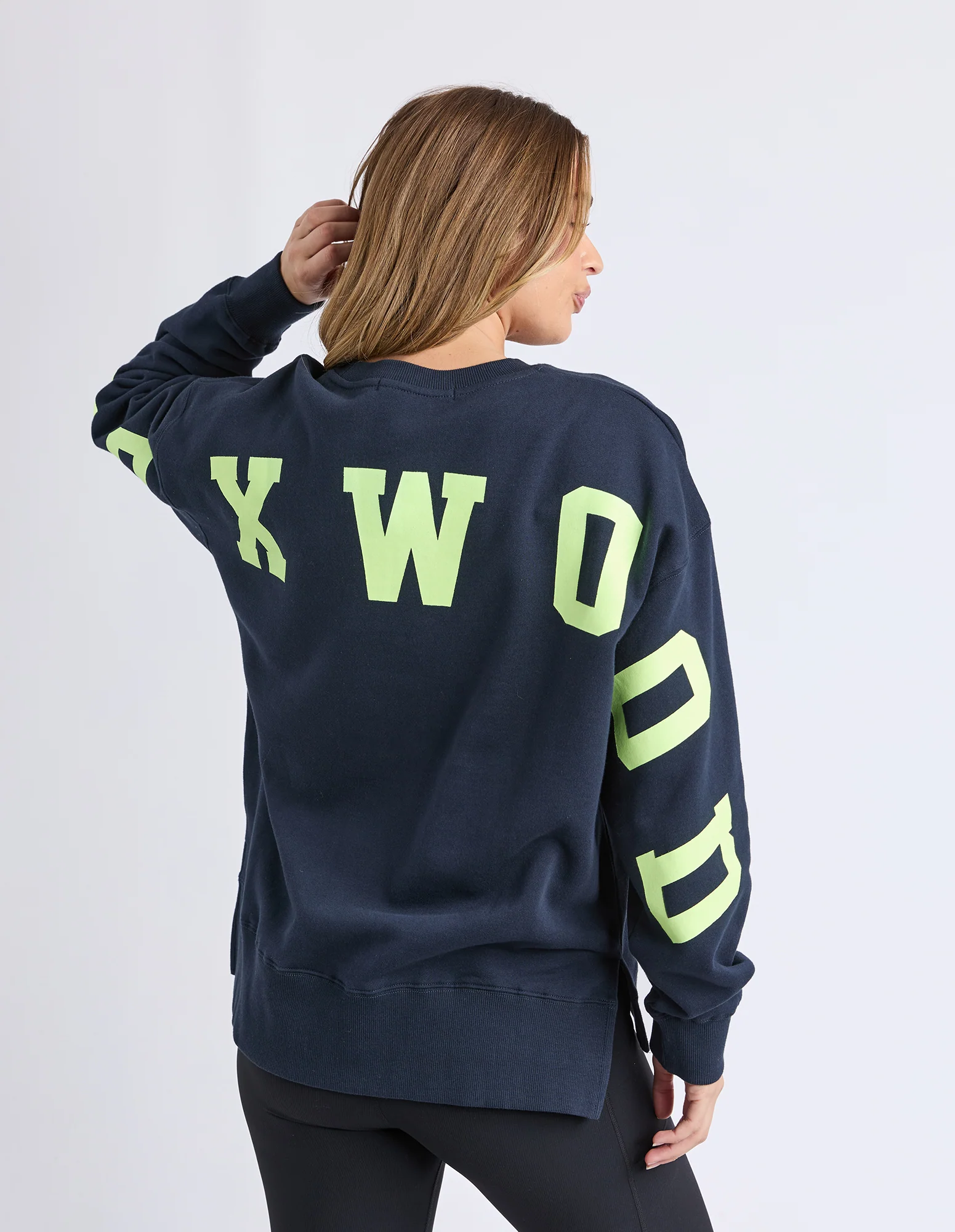 Interval Crew Navy / Neon Yellow - Image 3