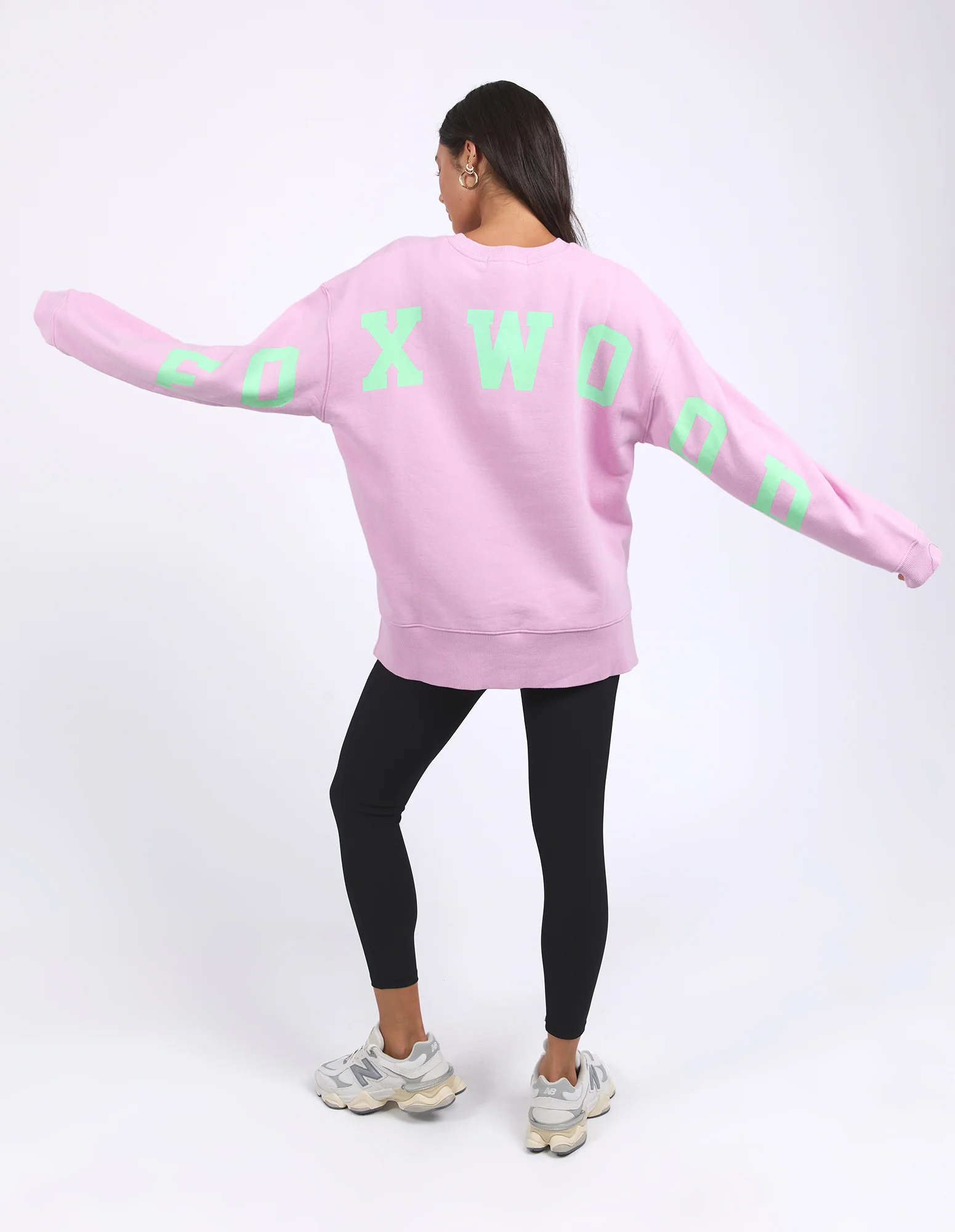 Interval Crew Pink With Green - Image 3