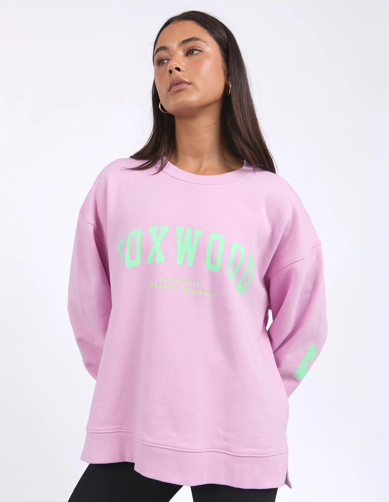 Interval Crew Pink With Green - Image 4