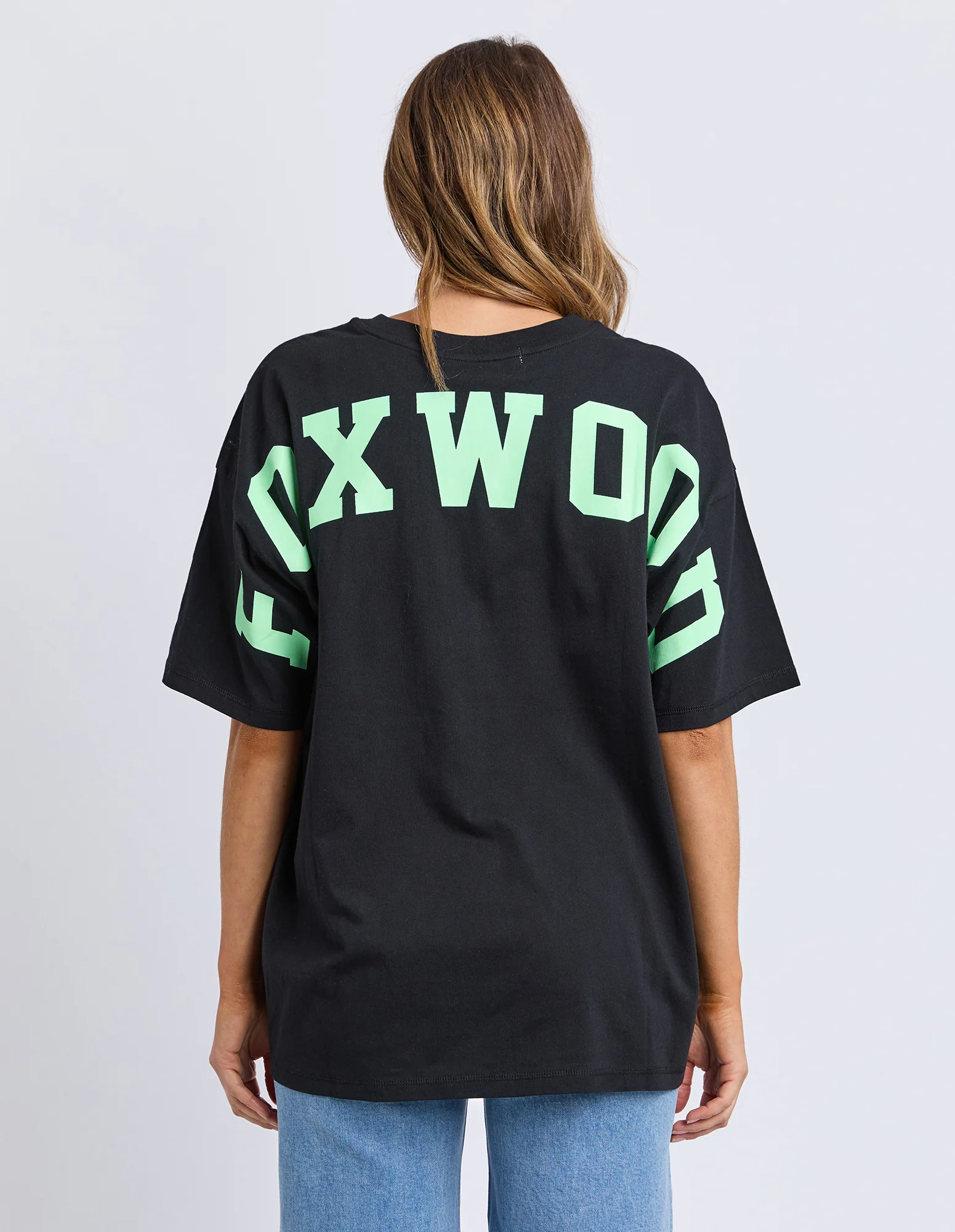 Interval Tee Wblk/Bright Green - Image 3