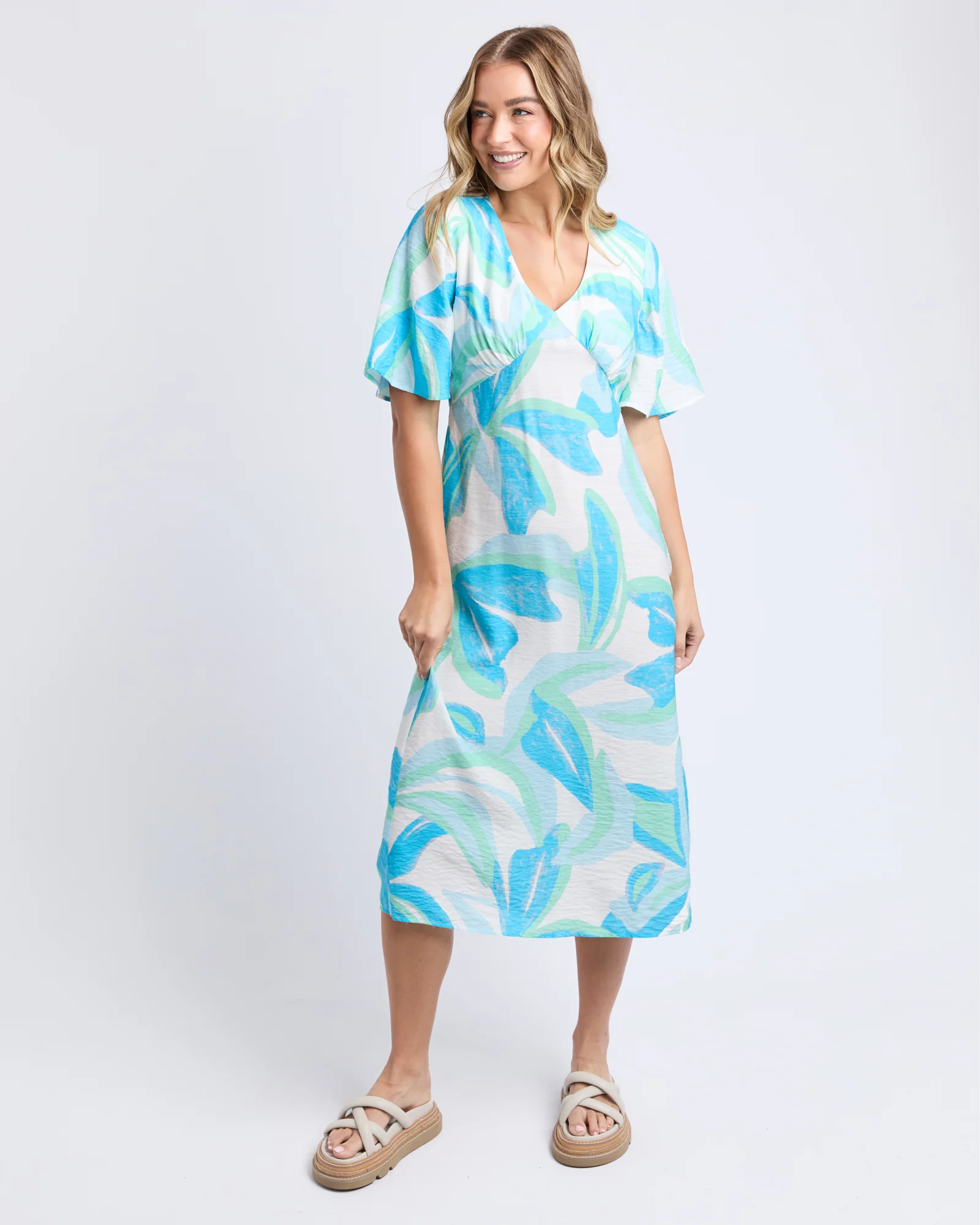 Ives Midi Dress Ives Print - Image 2