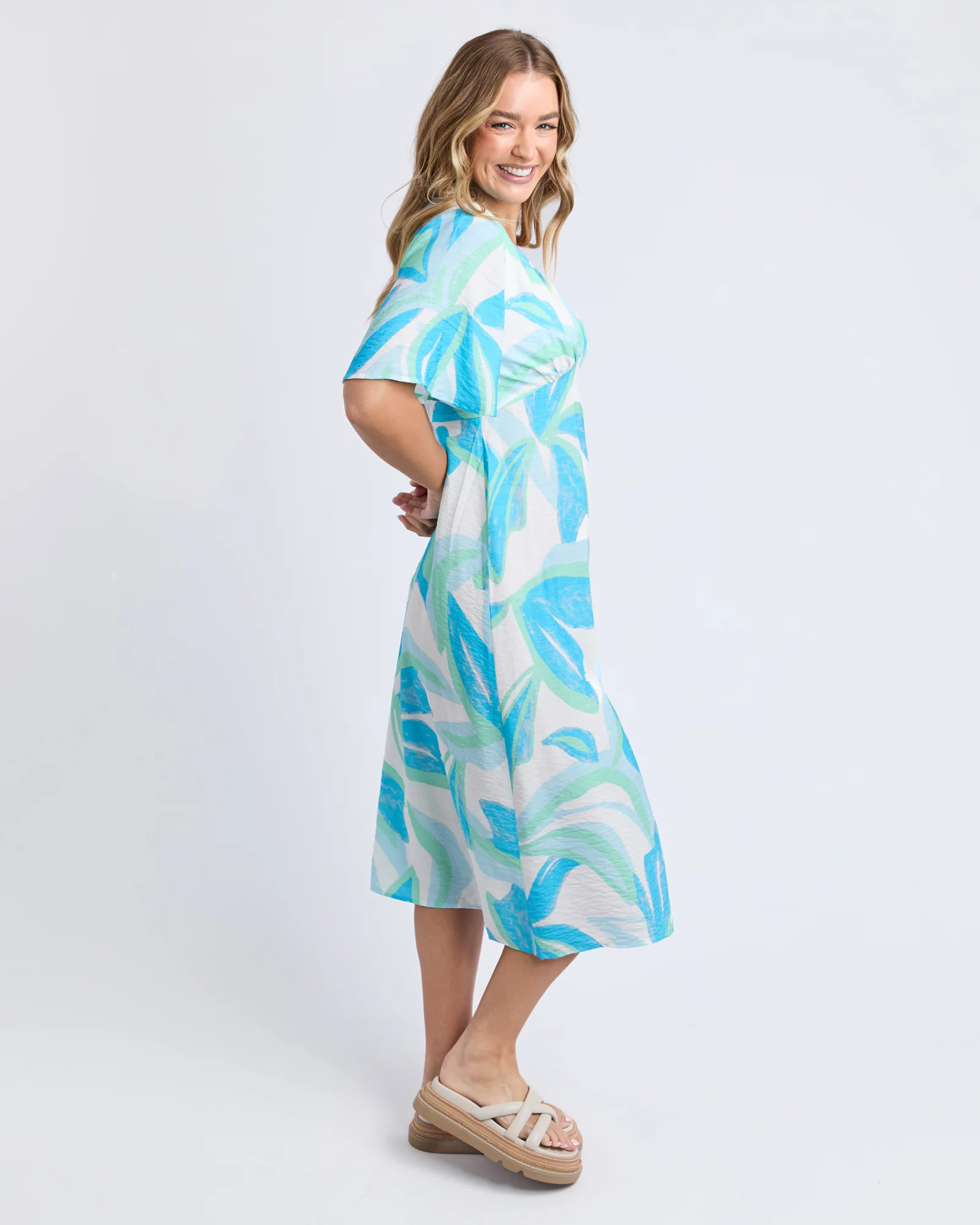 Ives Midi Dress Ives Print - Image 7