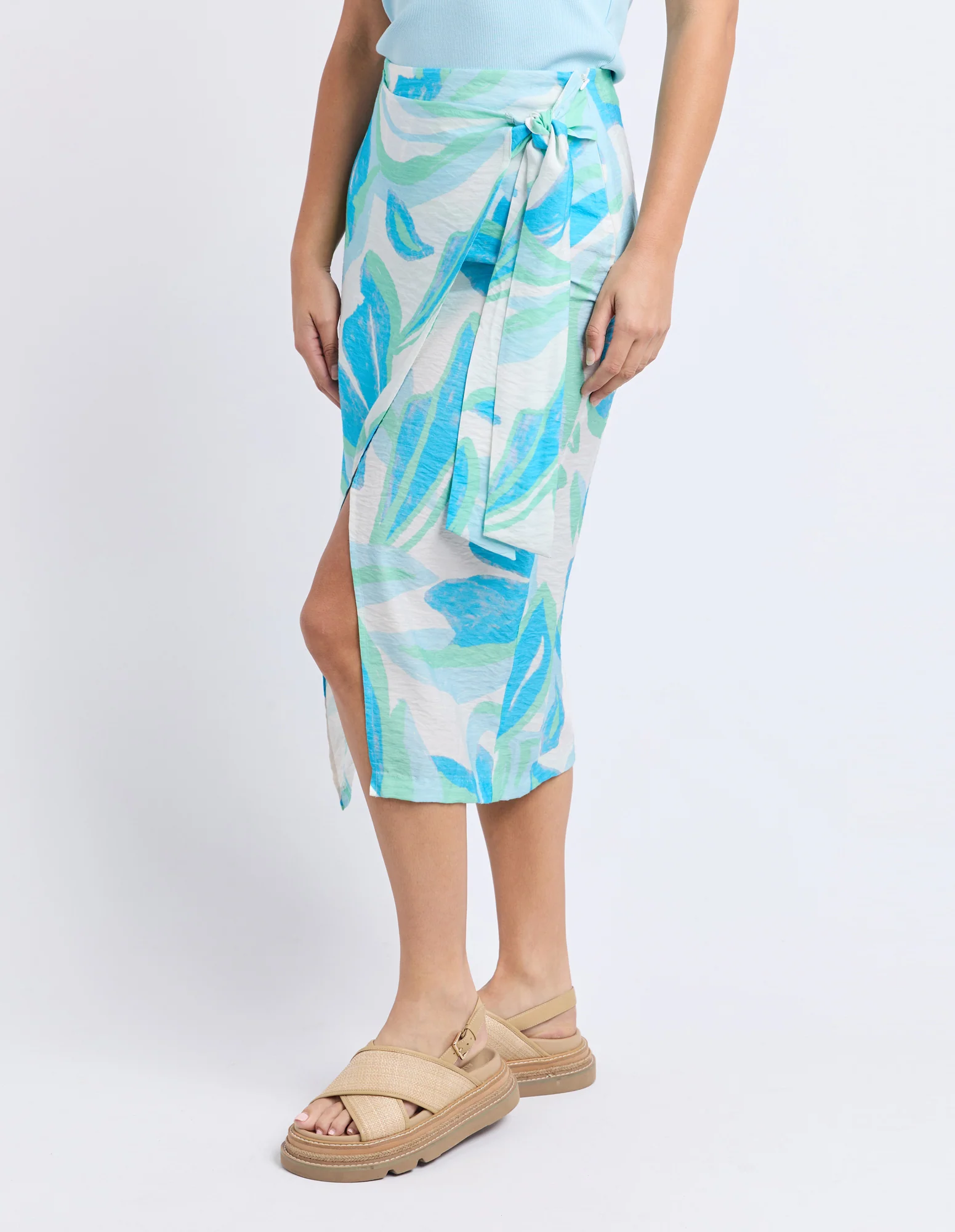 Ives Skirt Azure Blue - Image 5