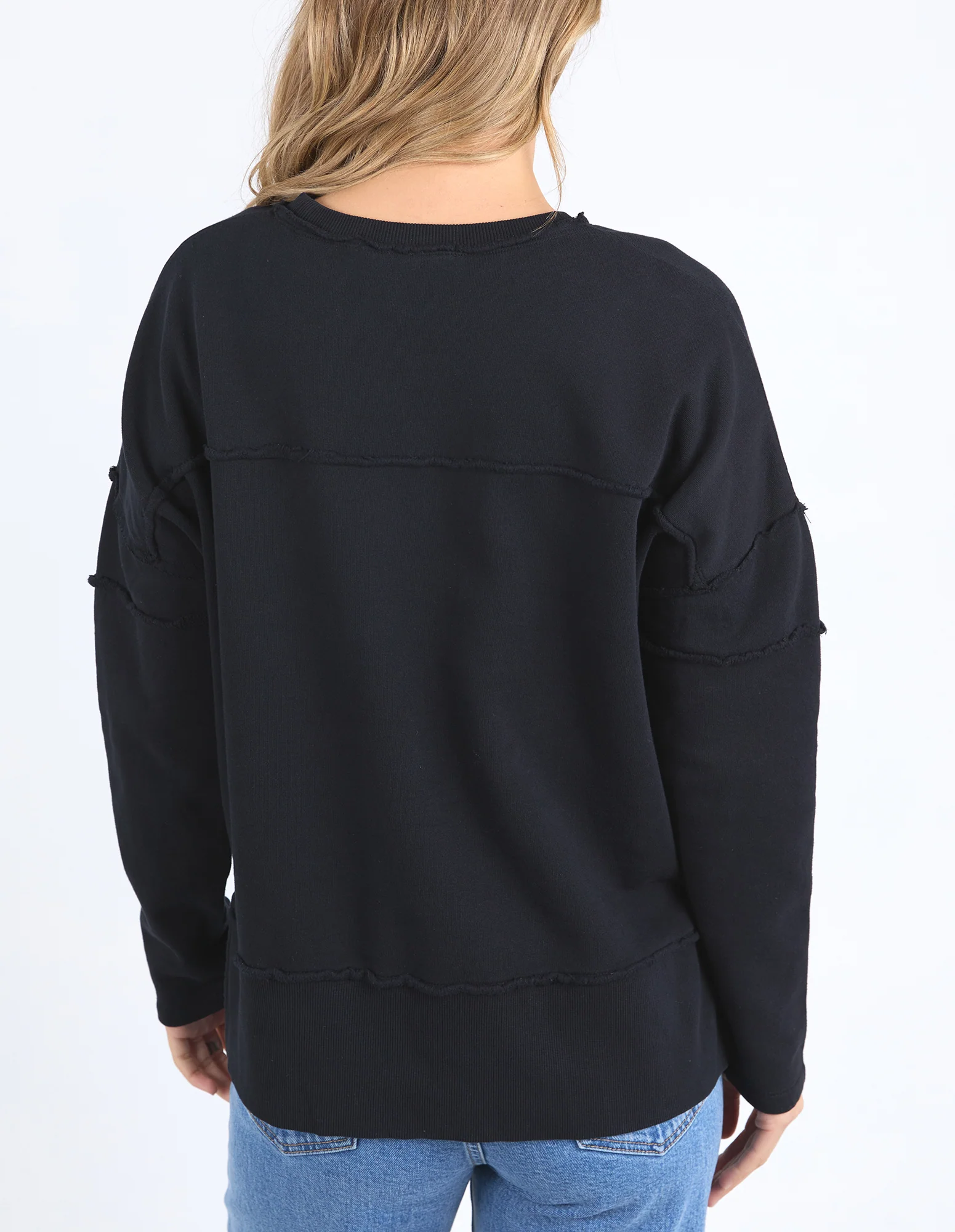 Jayne Throw On Fleece Black - Image 3