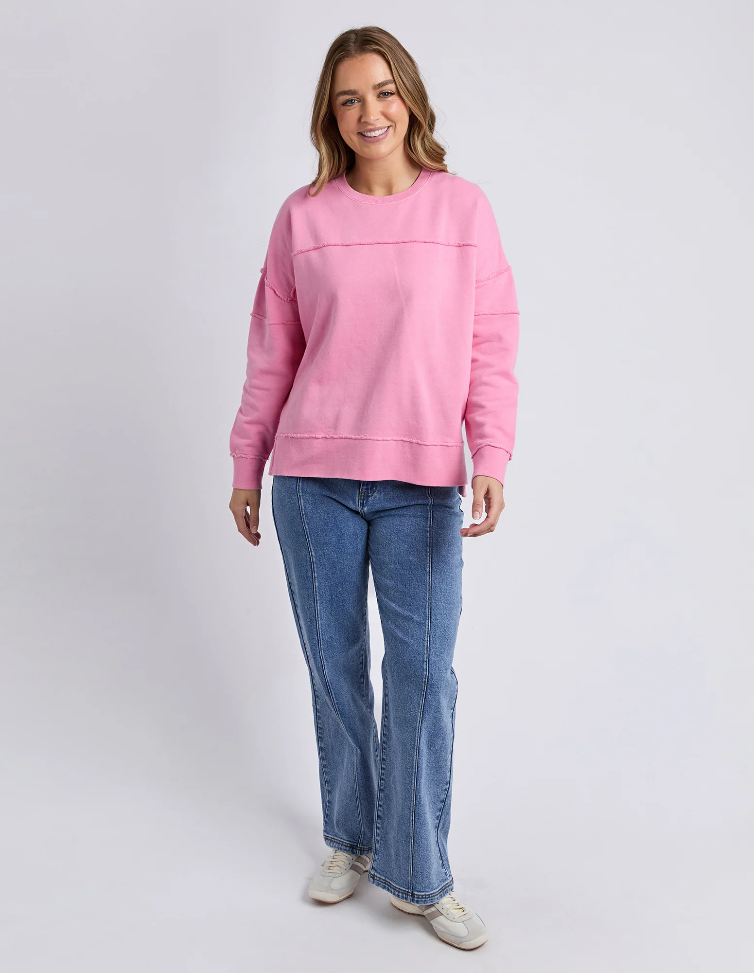 Jayne Throw On Fleece Sea Pink - Image 2