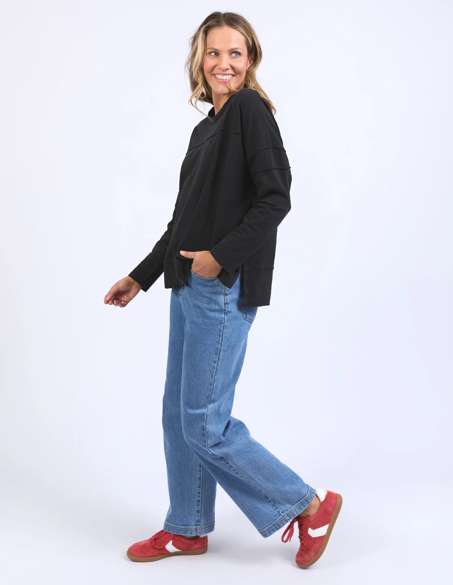 Jayne Throw On Top Black - Image 6