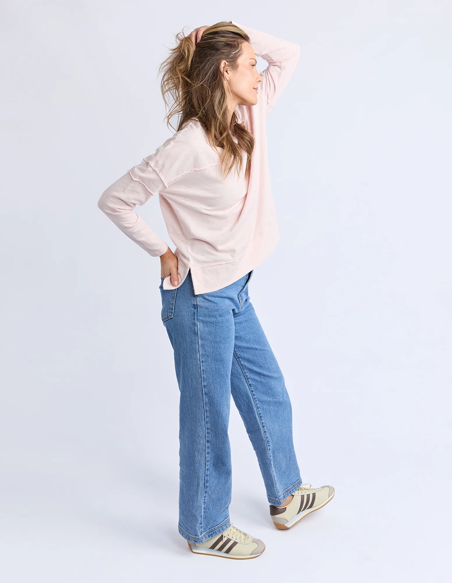 Jayne Throw On Top Pale Pink - Image 6