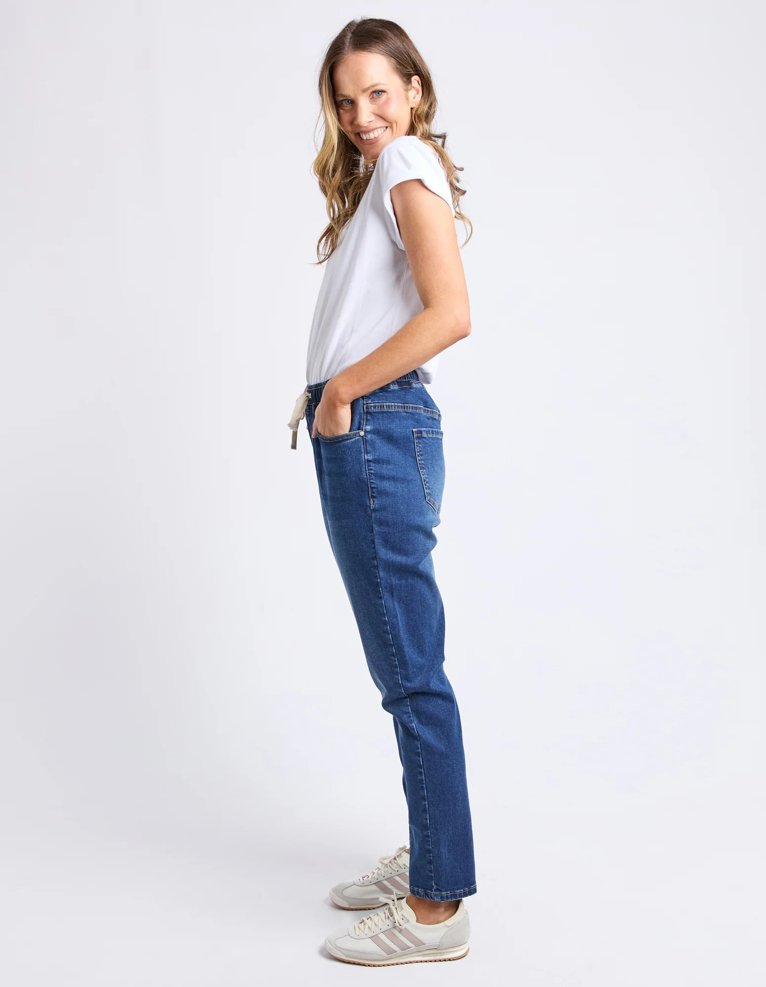 Juliette Jogger Jean Vintage Blue - Image 6