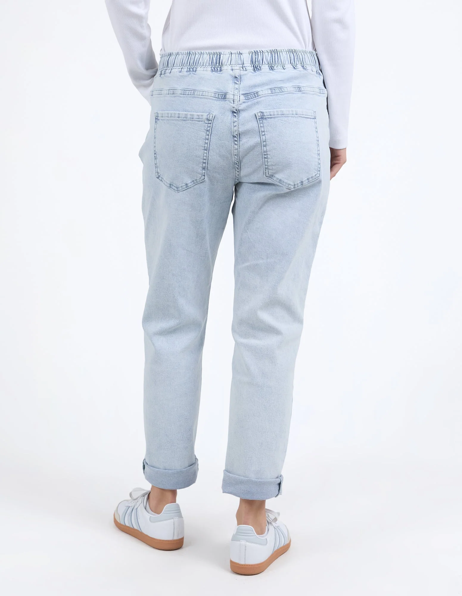Juliette Jogger Jean Vintage Pale Blue - Image 3