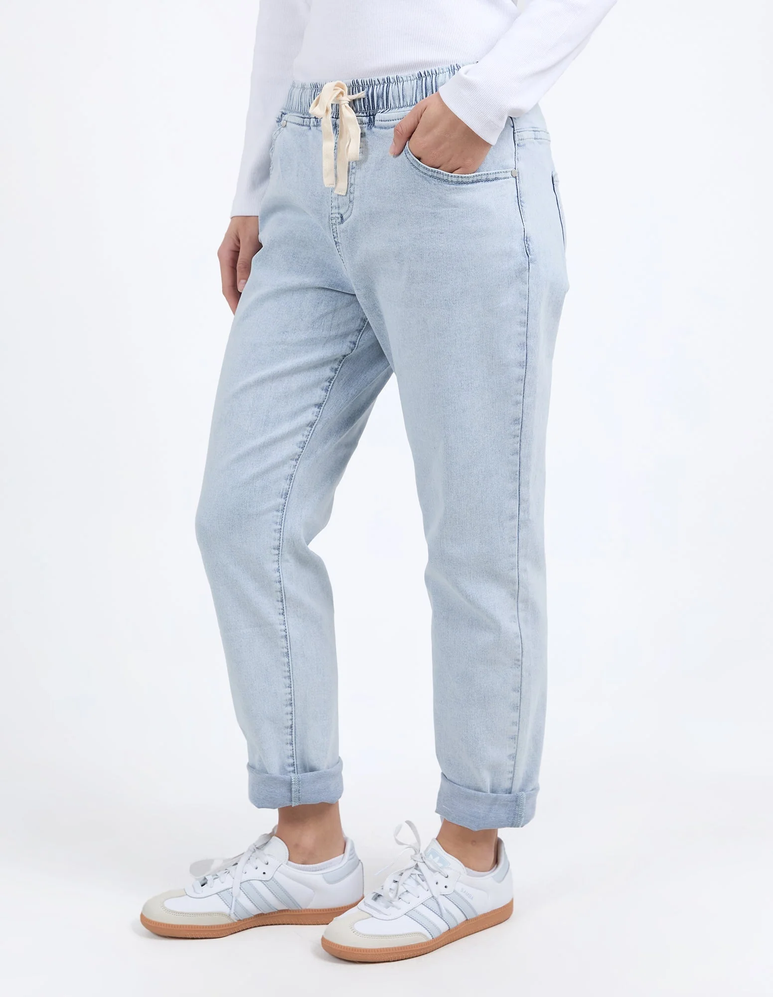 Juliette Jogger Jean Vintage Pale Blue - Image 4