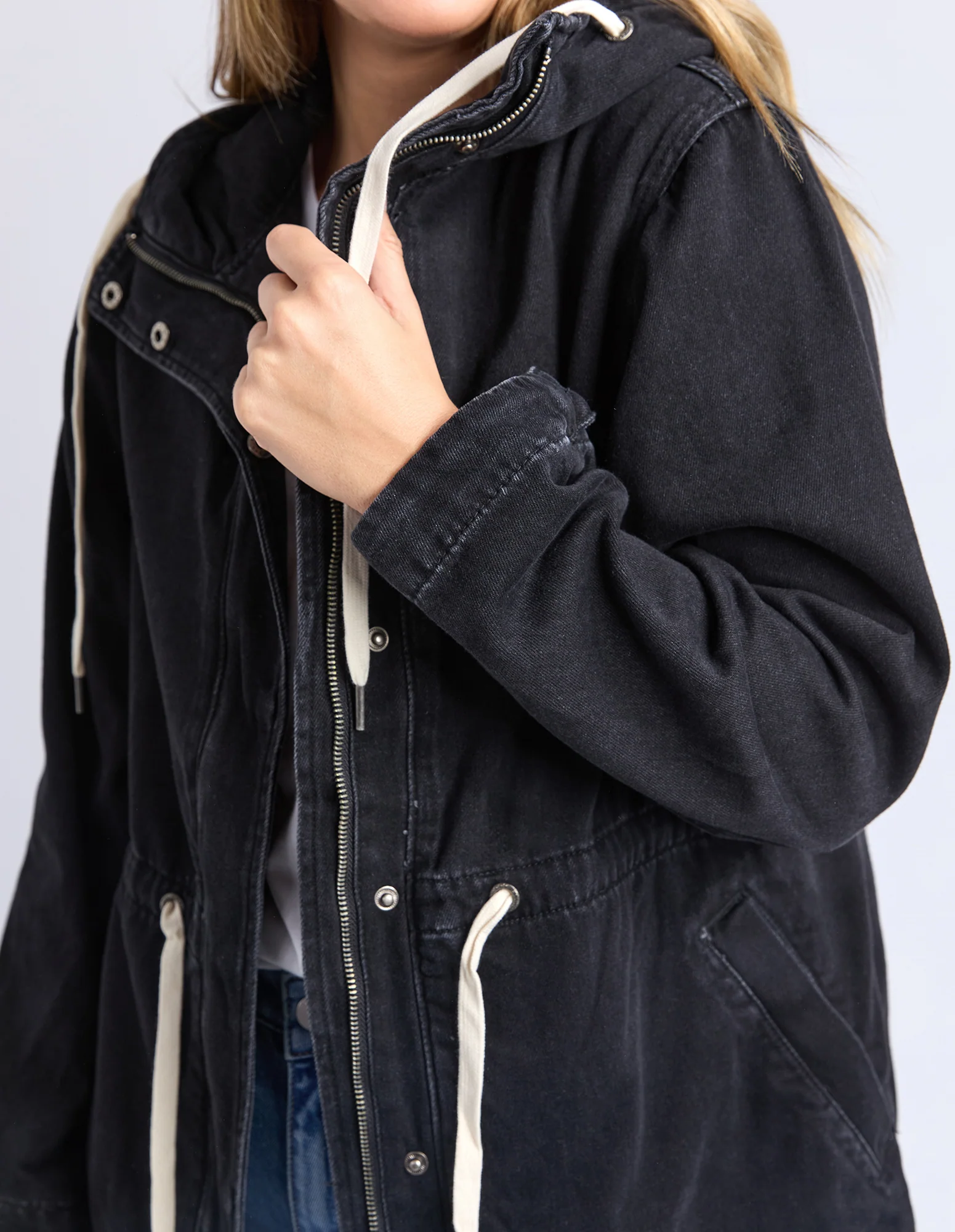 Kingston Anorak Washed Black - Image 5