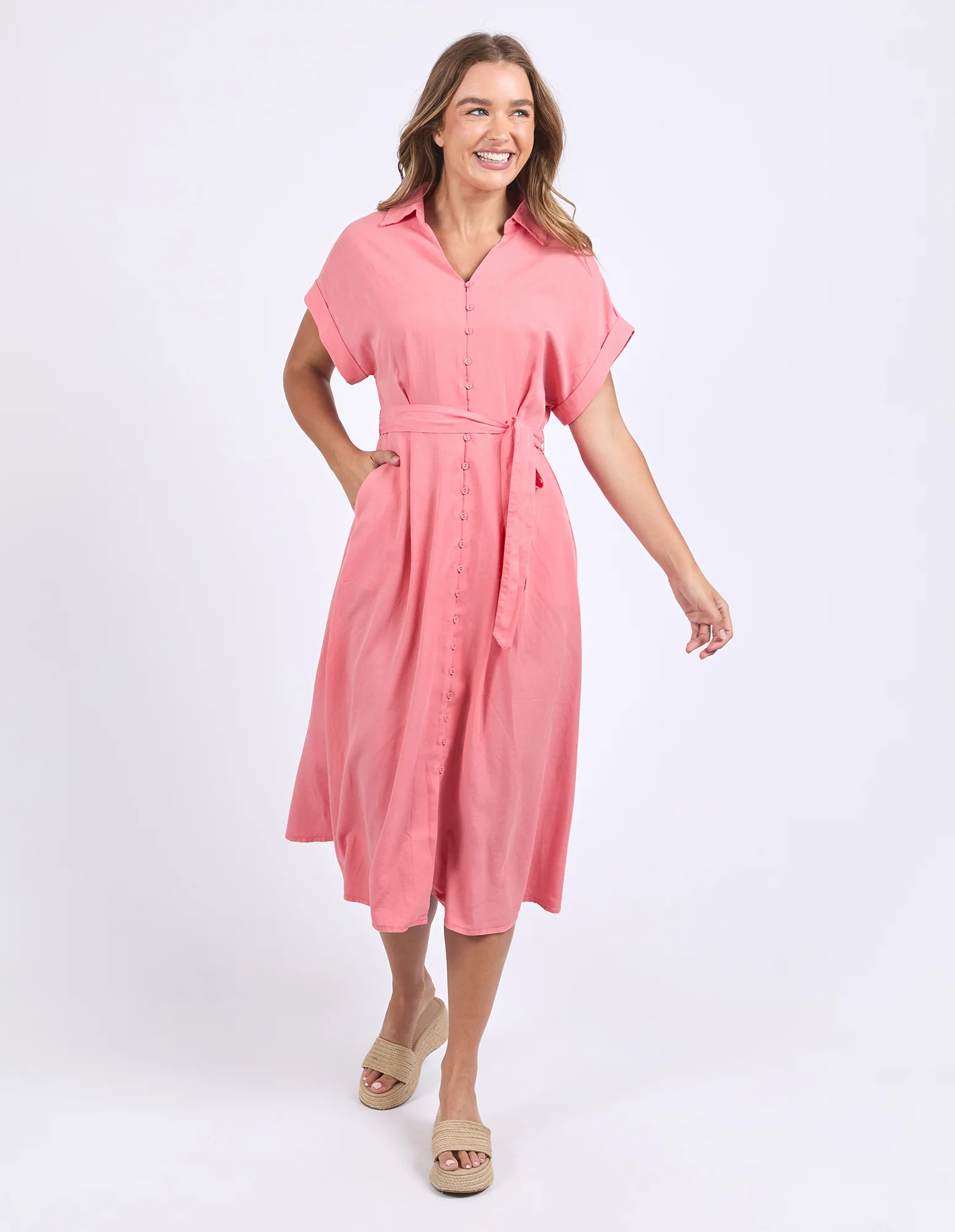Lucia Dress Rose Pink - Image 3