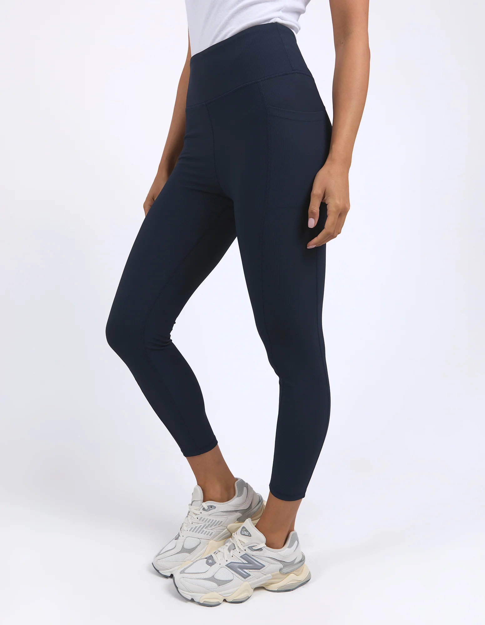 Luxe Rib Legging Navy - Image 4