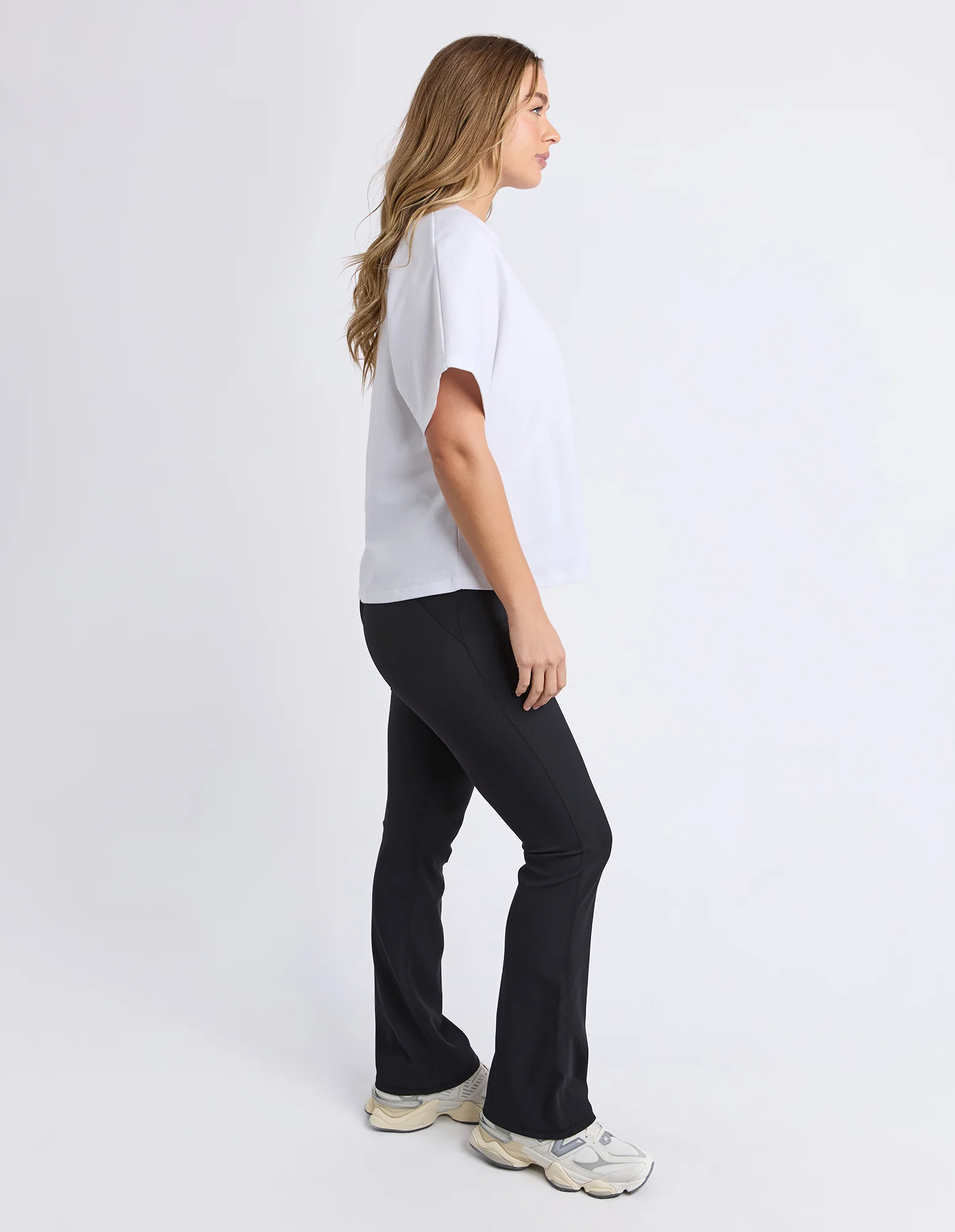 Luxe Rib Pant Black - Image 6