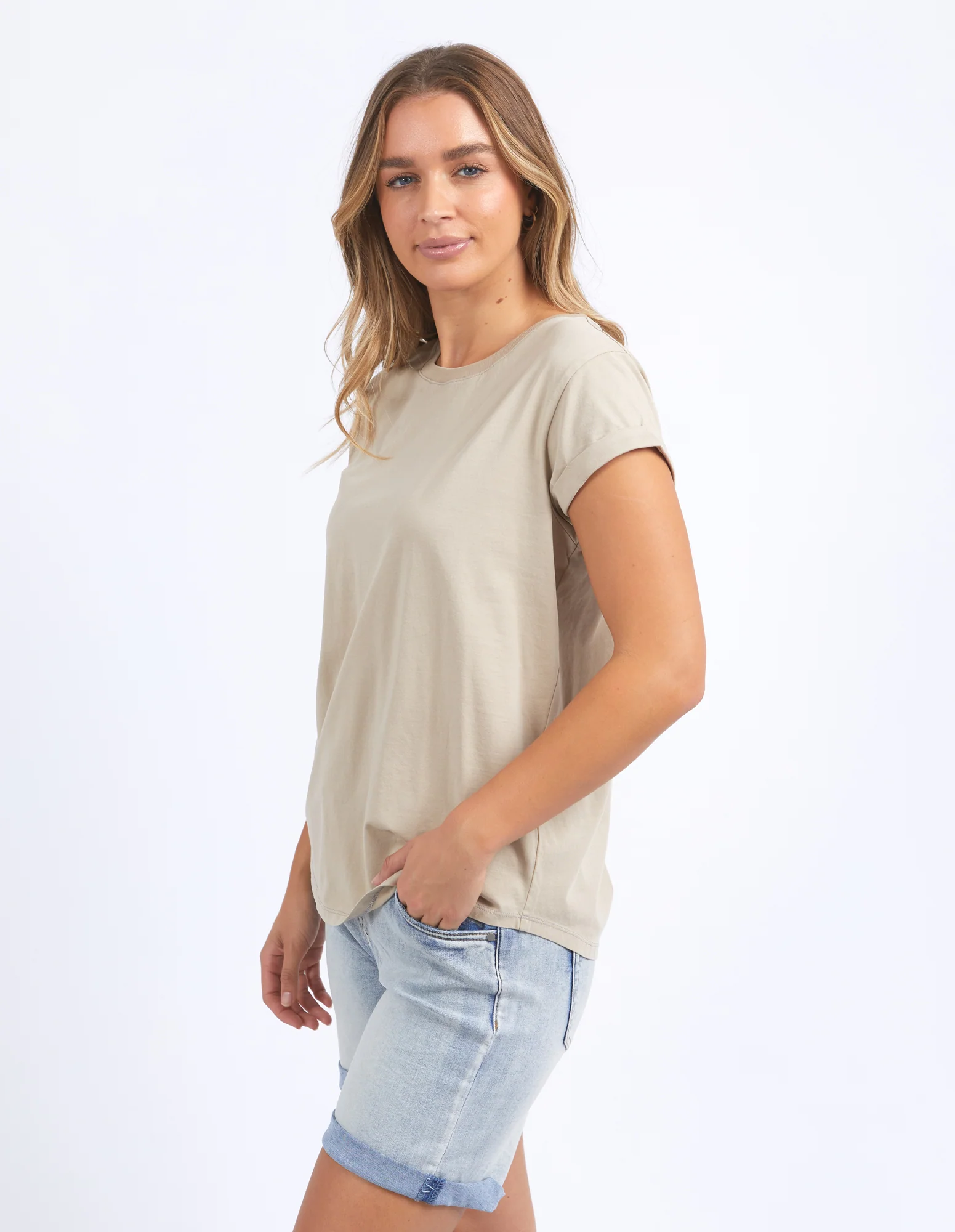 Manly Tee Oatmeal - Image 4