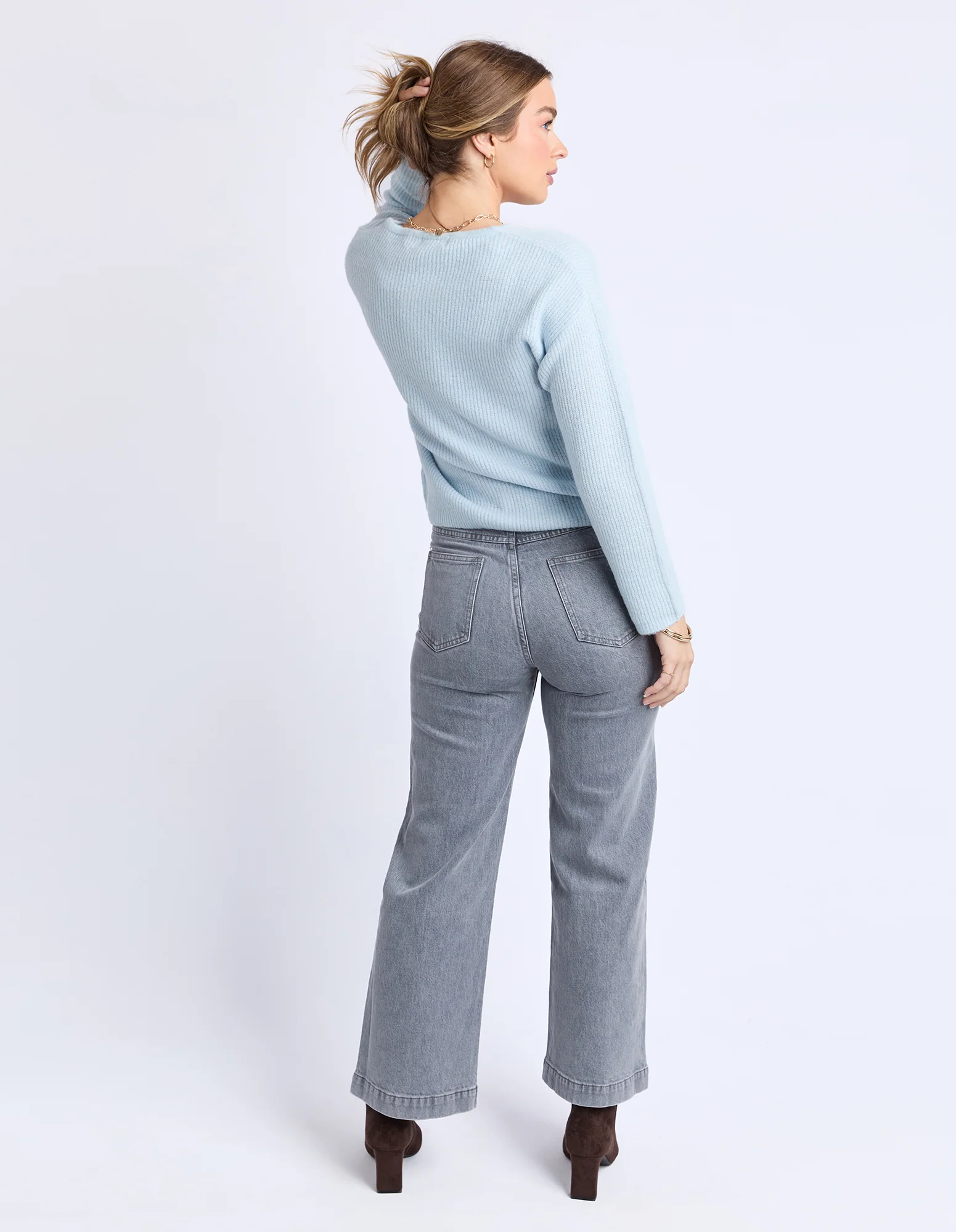 Murphy Knit Cardi Ice Blue - Image 3
