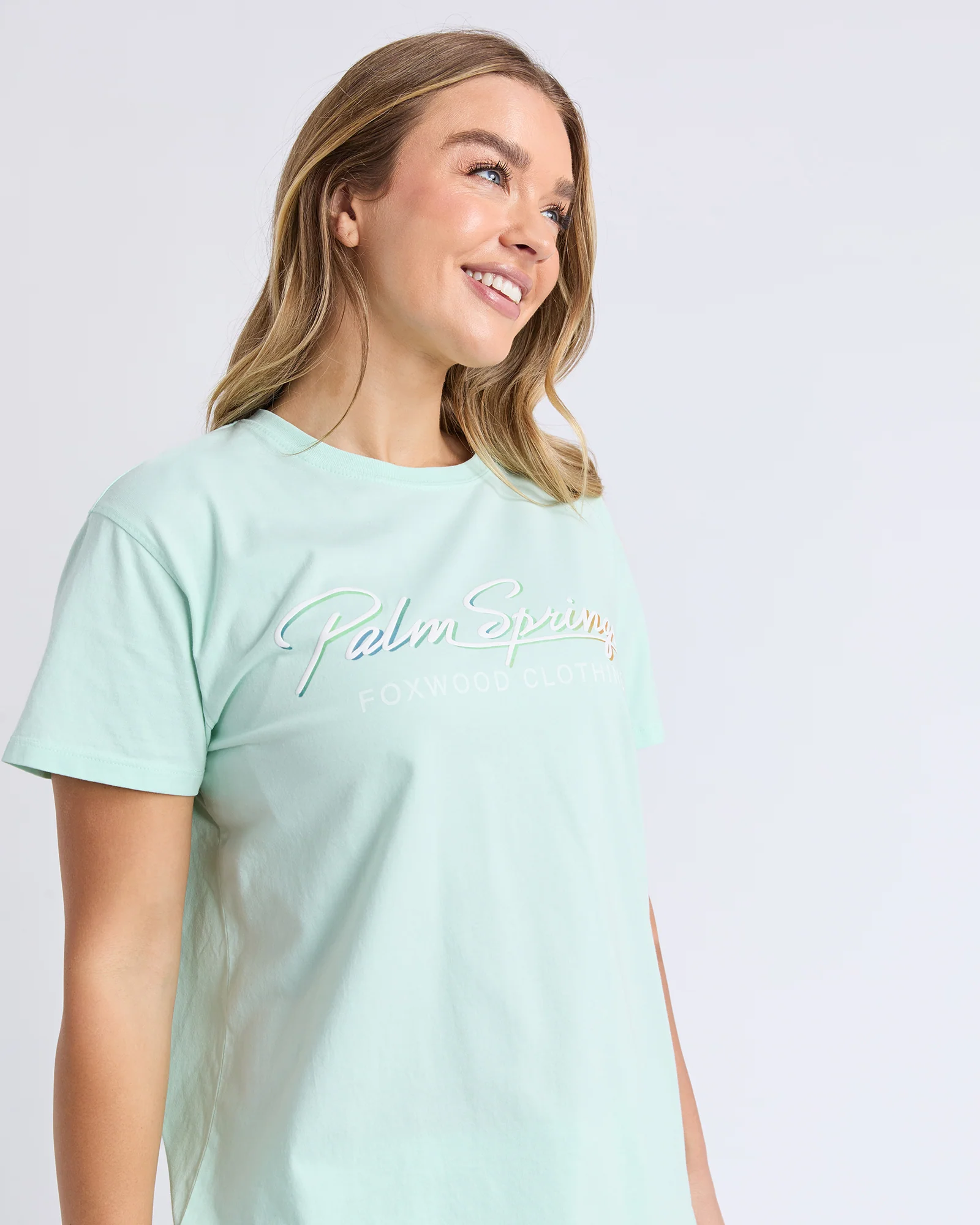 Palm Springs Tee Mint - Image 4