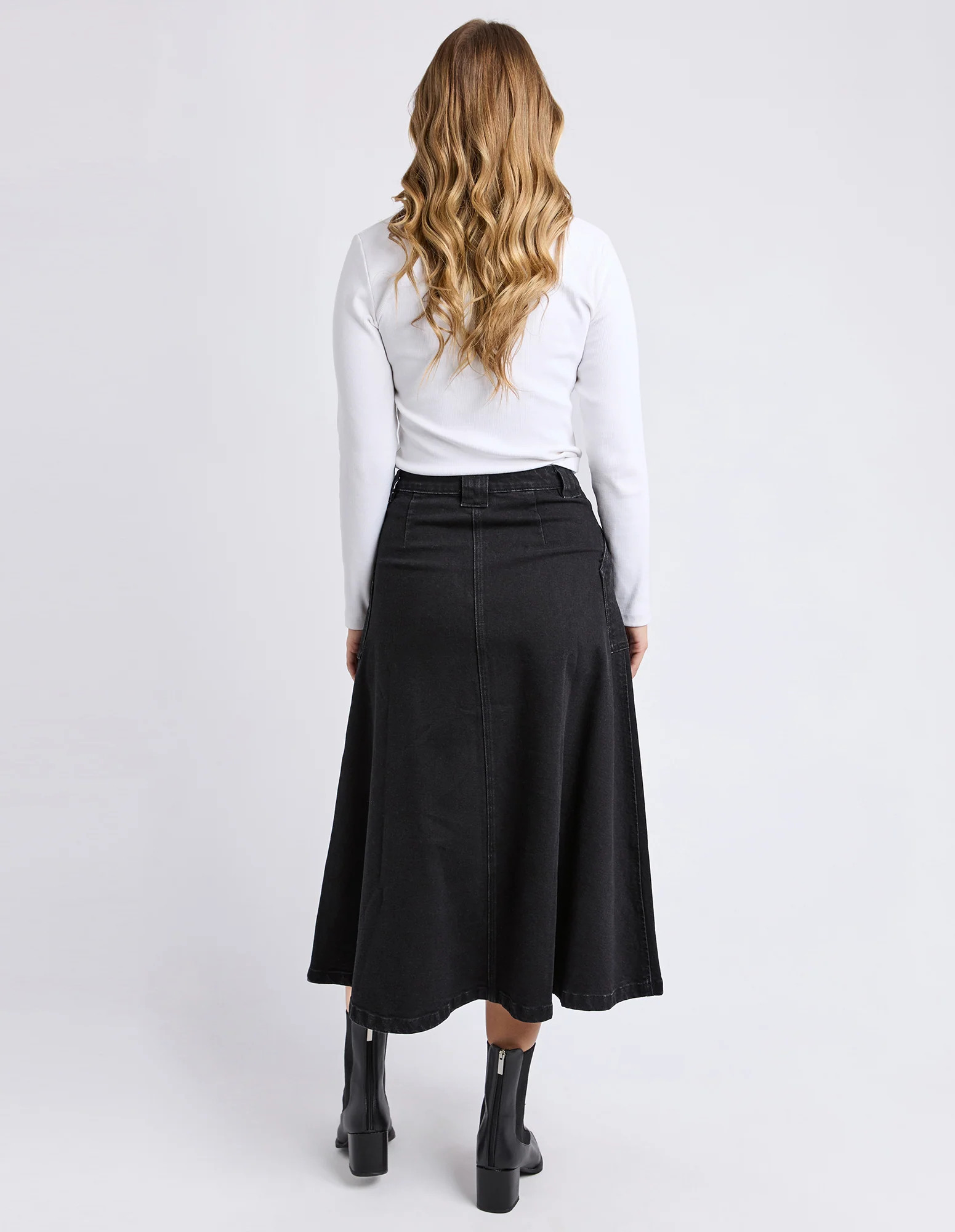 Potter Skirt Washed Black - Image 4